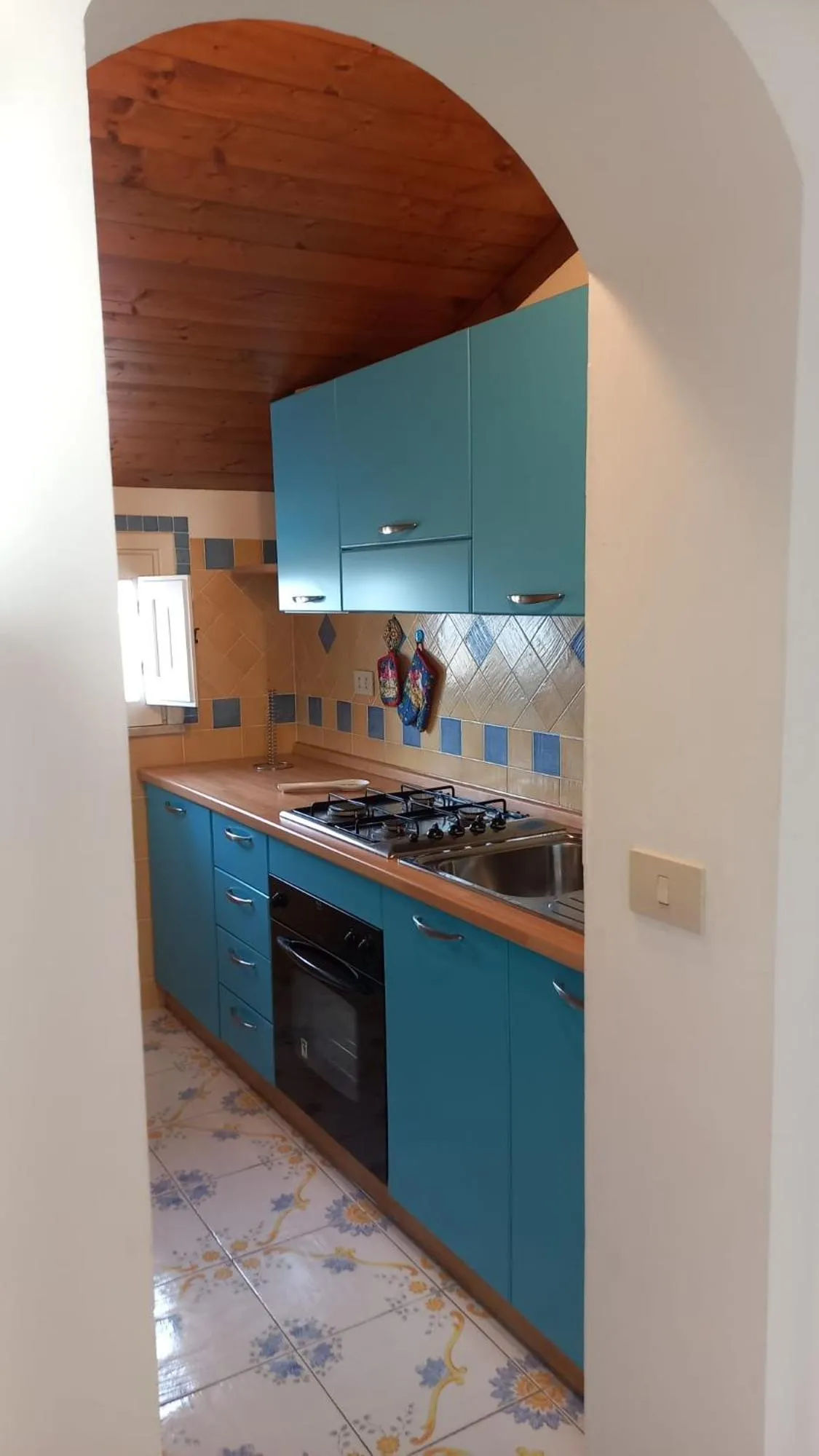 Kitchen or kitchenette in Al vecchio castello