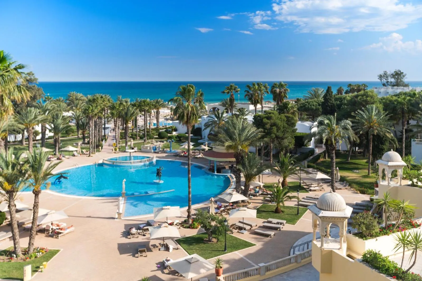 Pool view in Steigenberger Marhaba Thalasso Hammamet