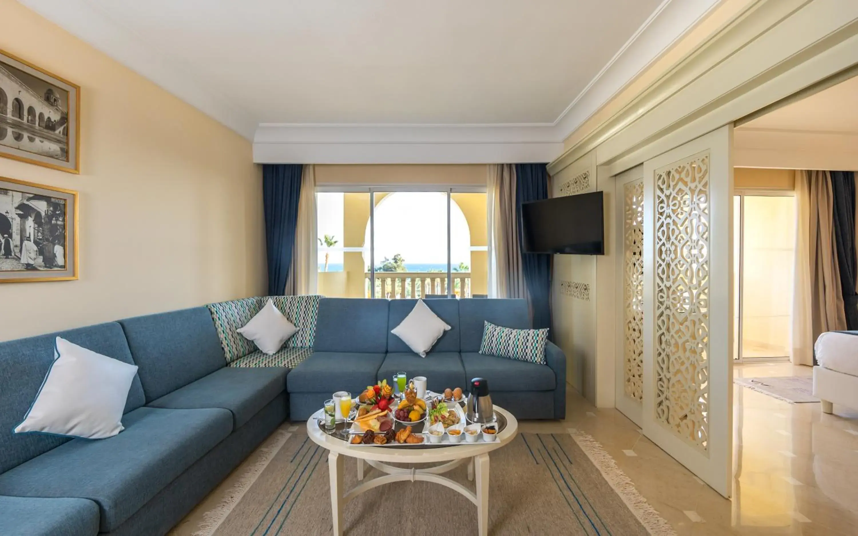 Living room in Steigenberger Marhaba Thalasso Hammamet Living room in Steigenberger Marhaba Thalasso Hammamet