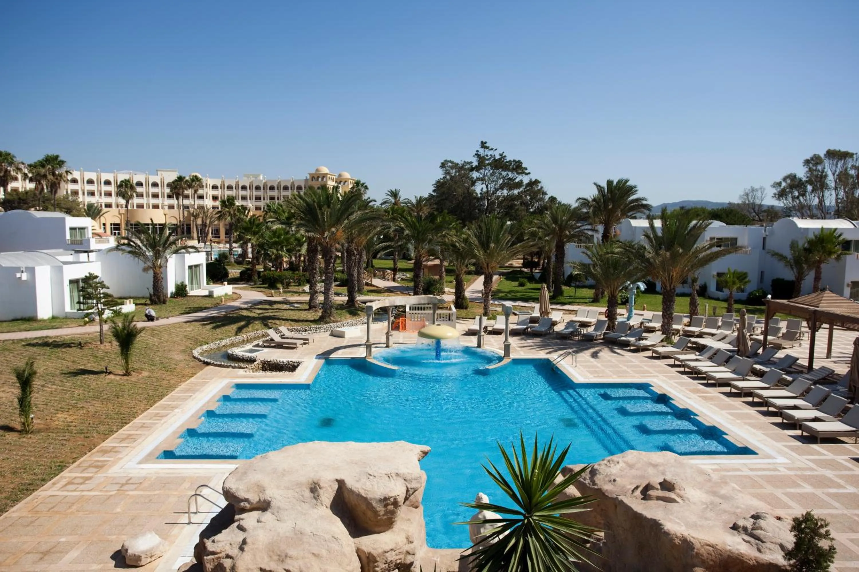 Pool view in Steigenberger Marhaba Thalasso Hammamet