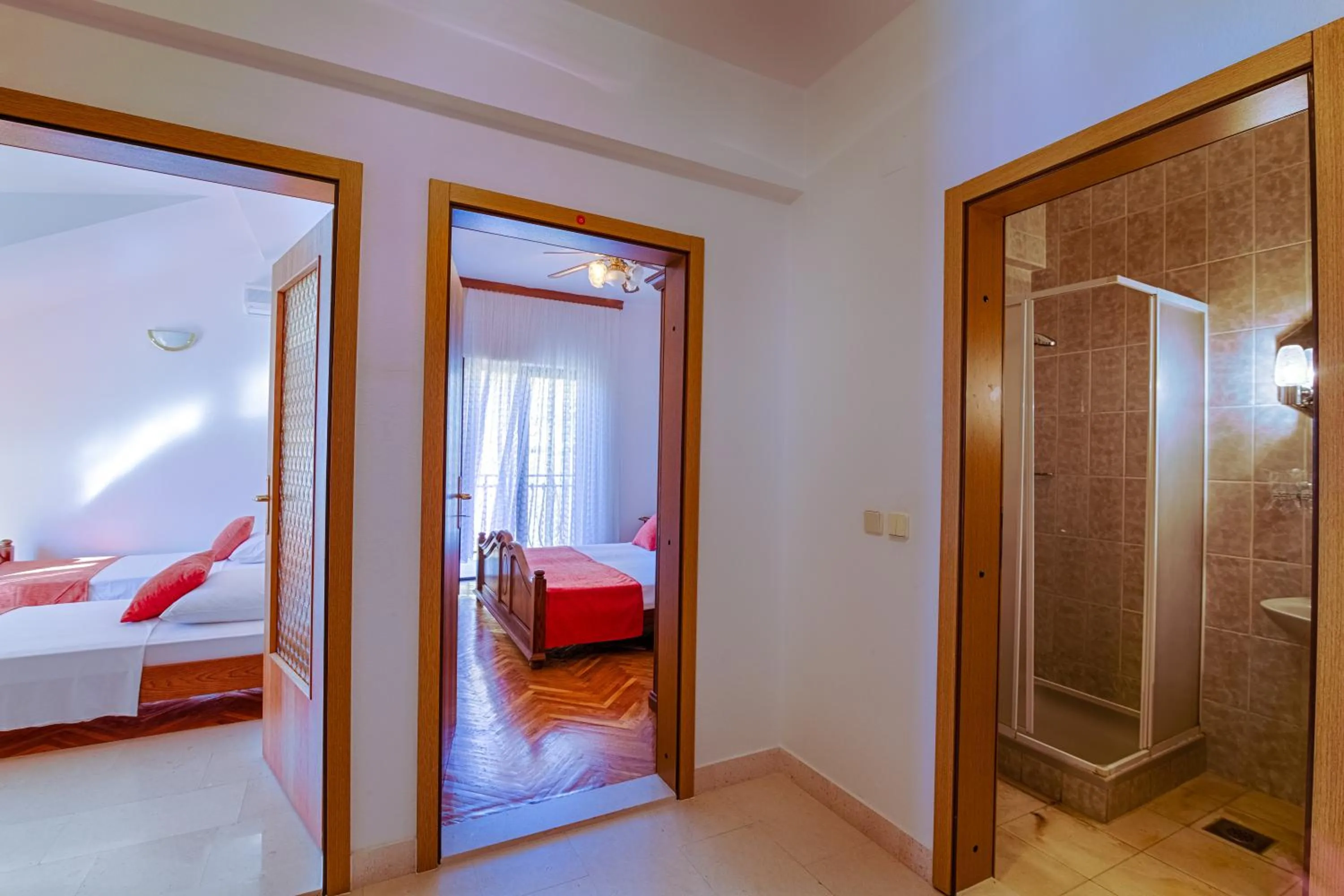 Family Room with Sea View in Bed & Breakfast Senator