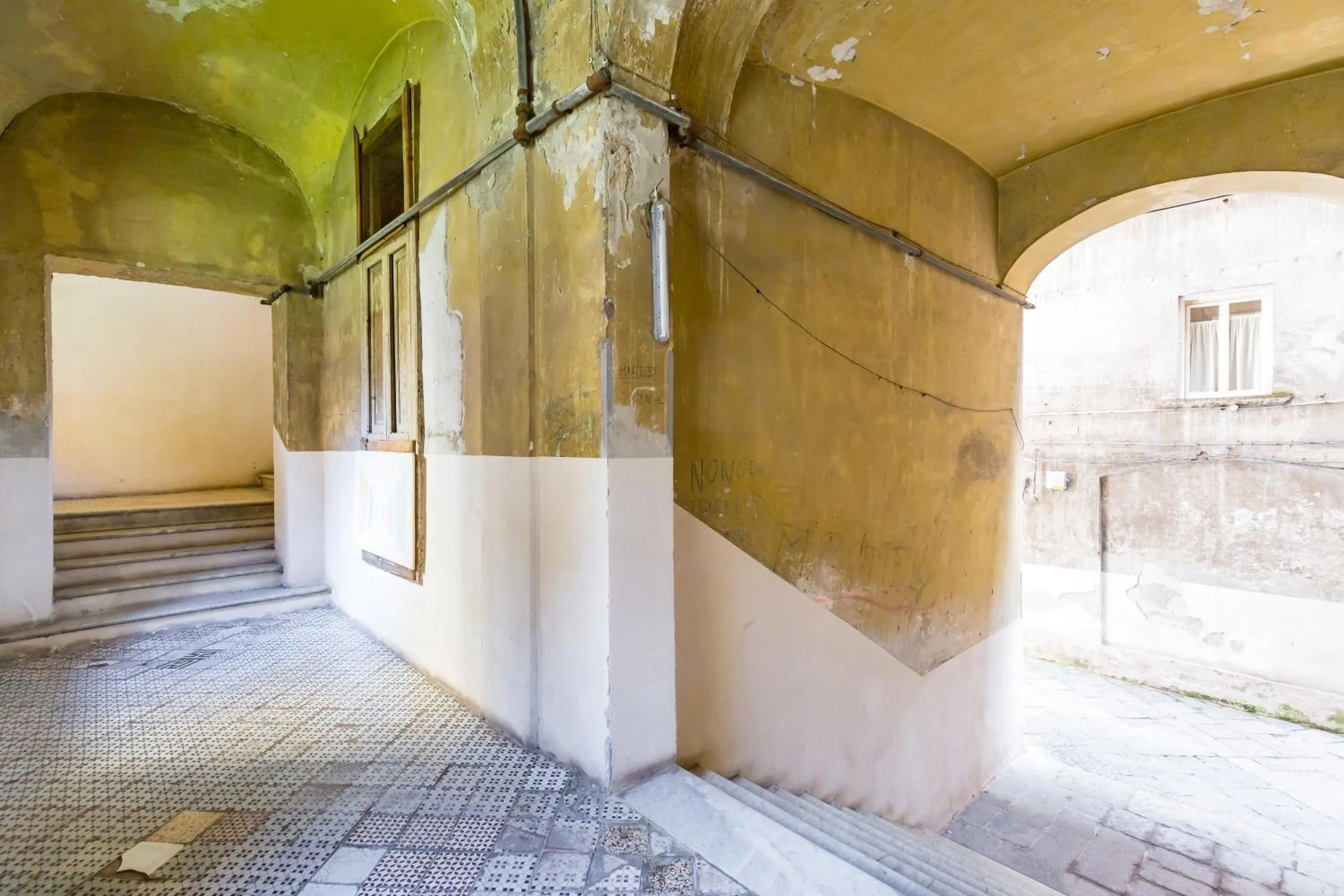 Property building in B&B Antica Napoli