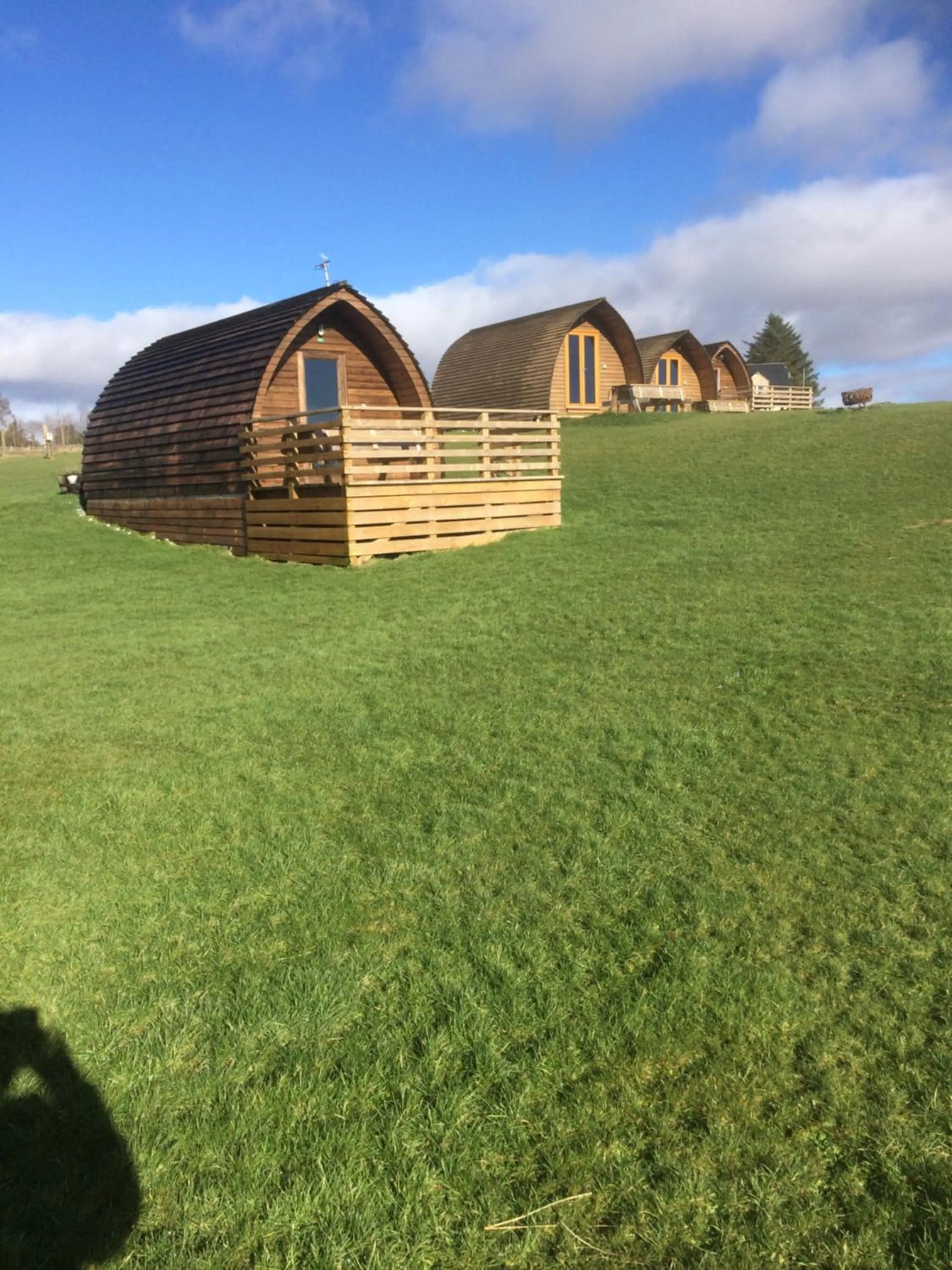 Property building in Loch Shin Glamping Pods