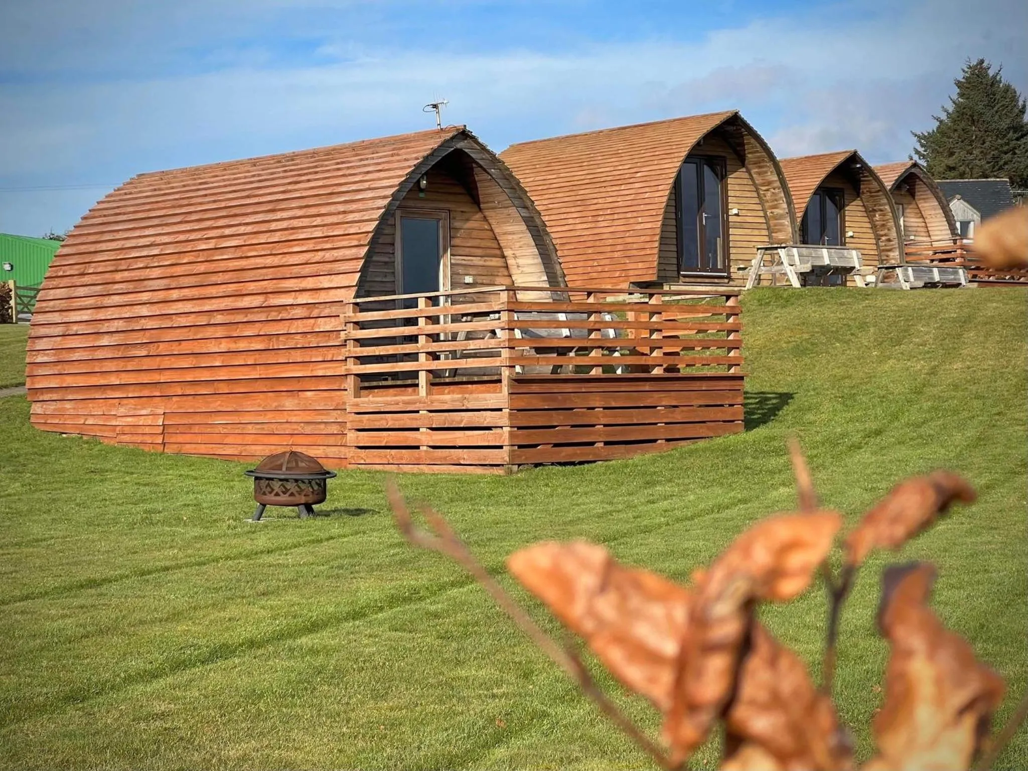 Property building in Loch Shin Glamping Pods