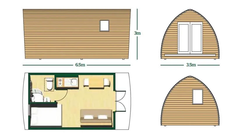 Loch Shin Glamping Pods