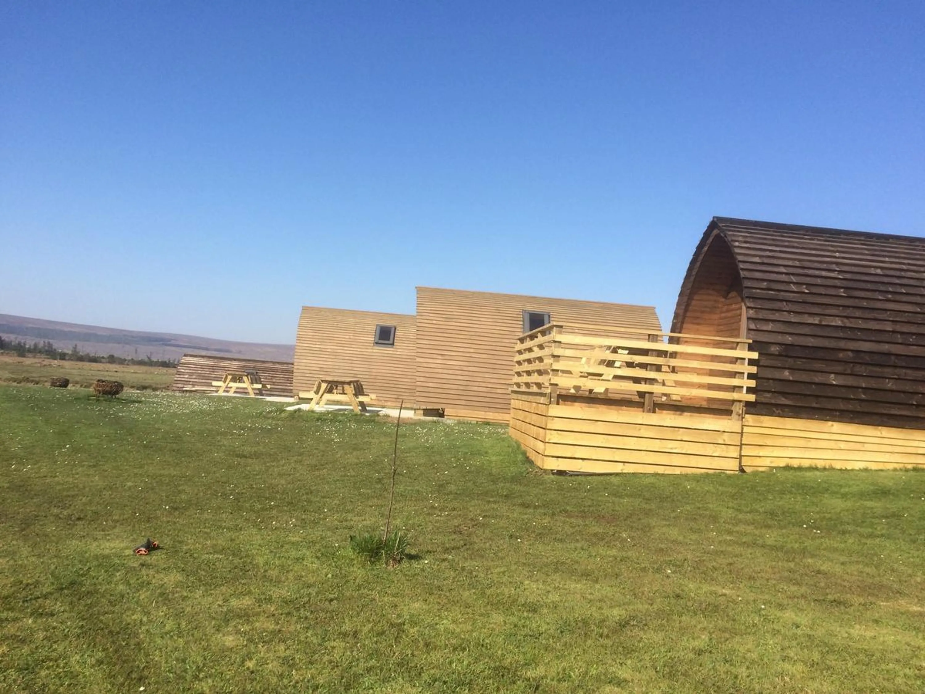 Facade/entrance in Loch Shin Glamping Pods