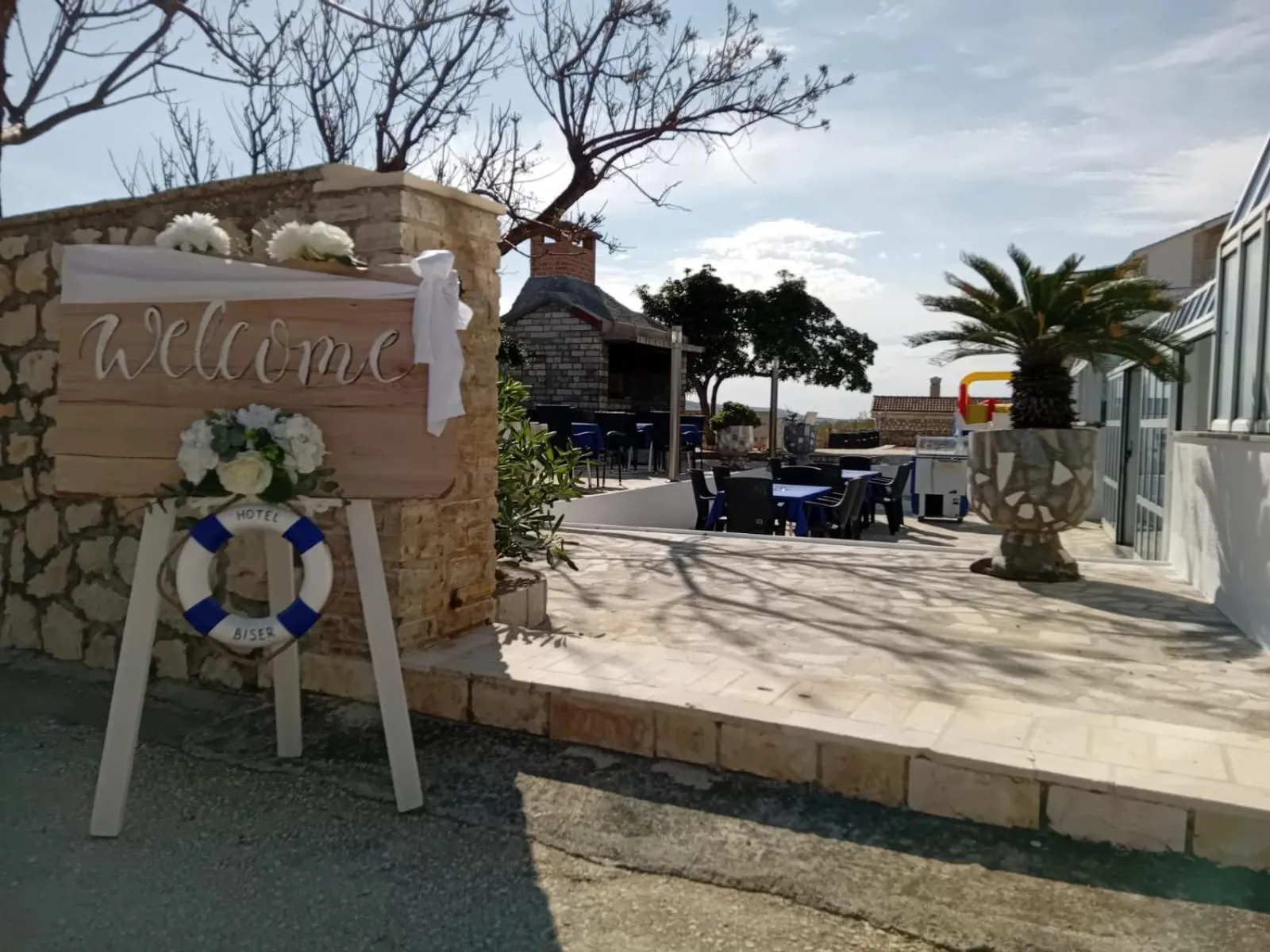 Decorative detail in Hotel Biser