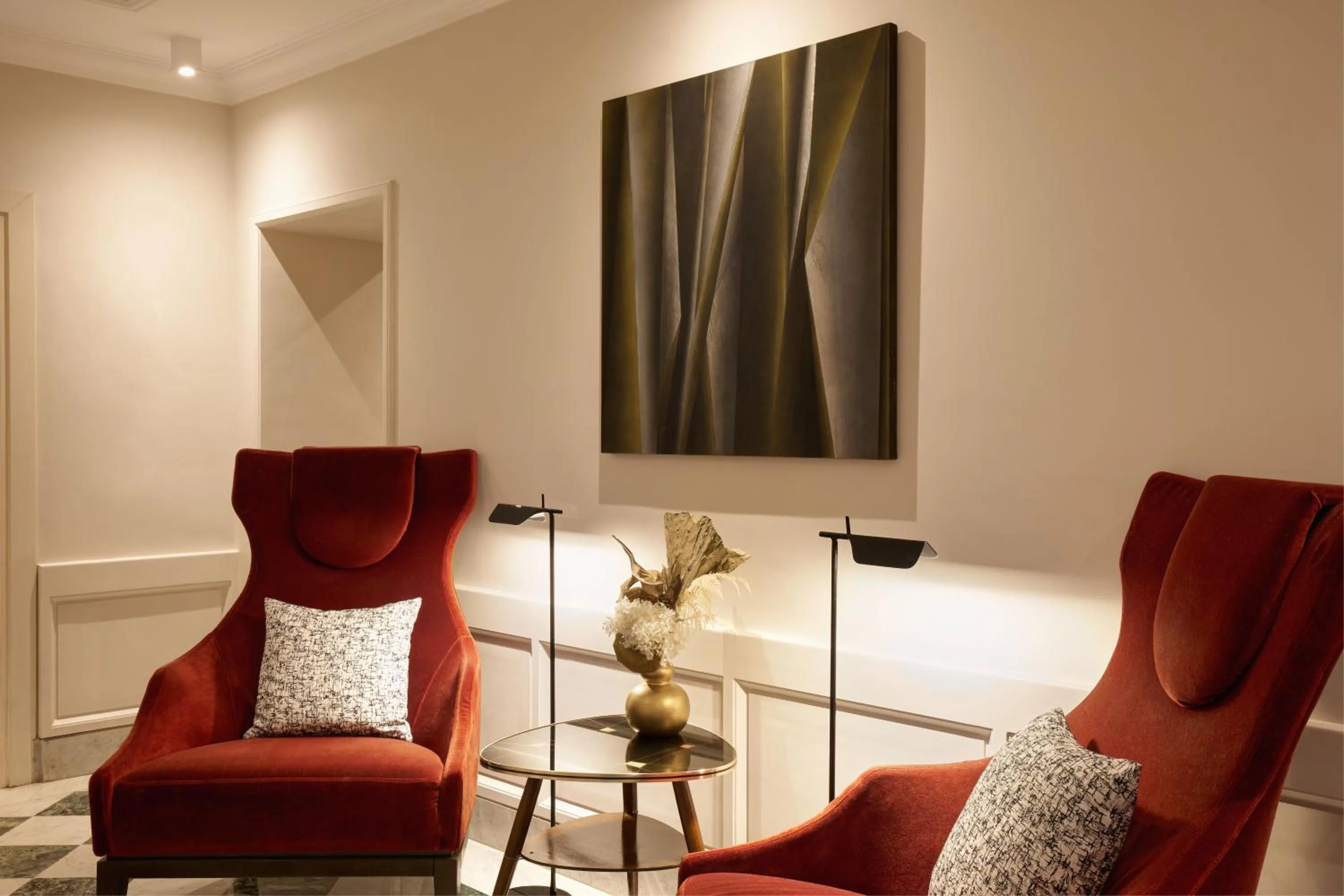 Seating area in Mascagni Luxury Rooms & Suites