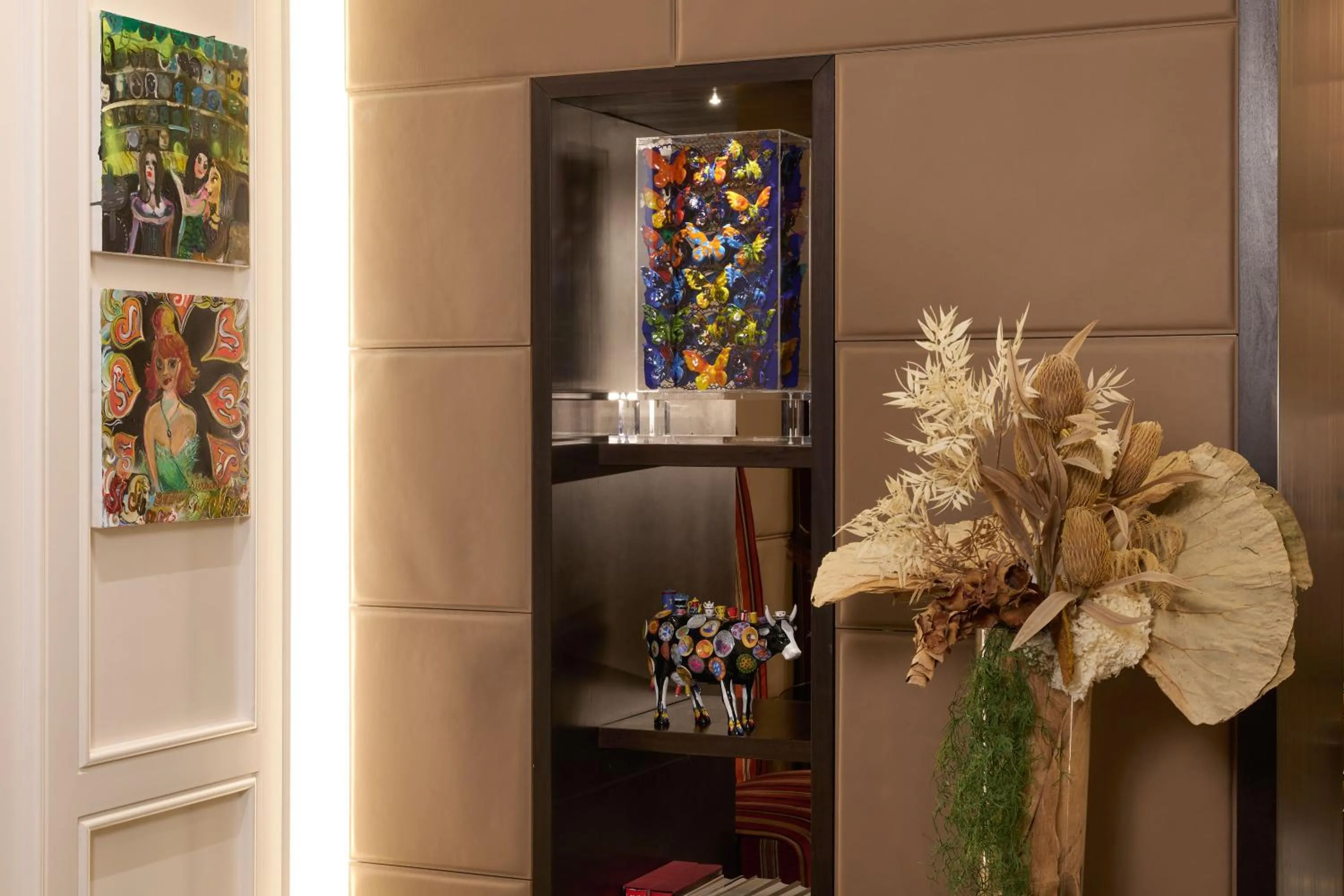 Decorative detail in Mascagni Luxury Rooms & Suites