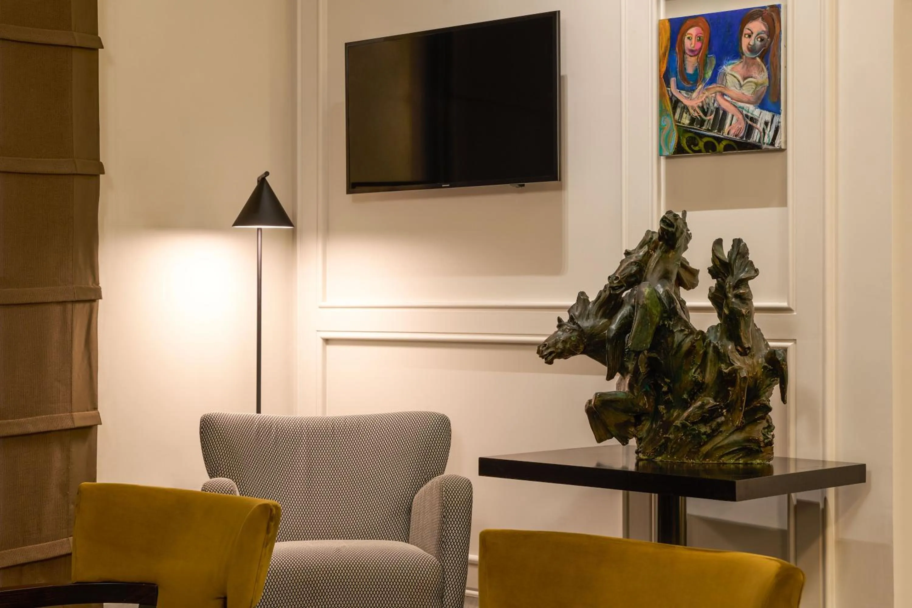 Decorative detail in Mascagni Luxury Rooms & Suites