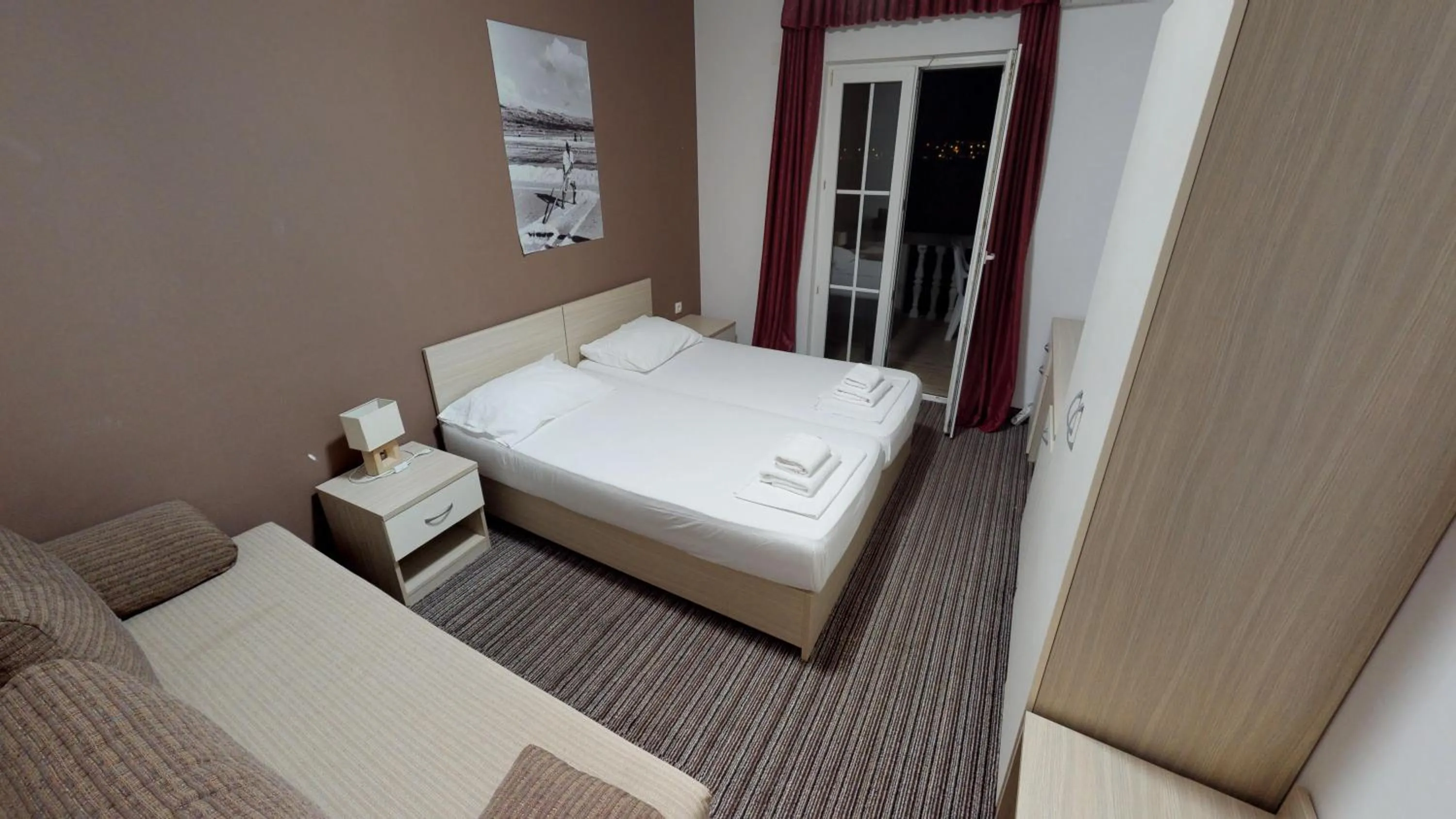 Bed in Hotel Belveder