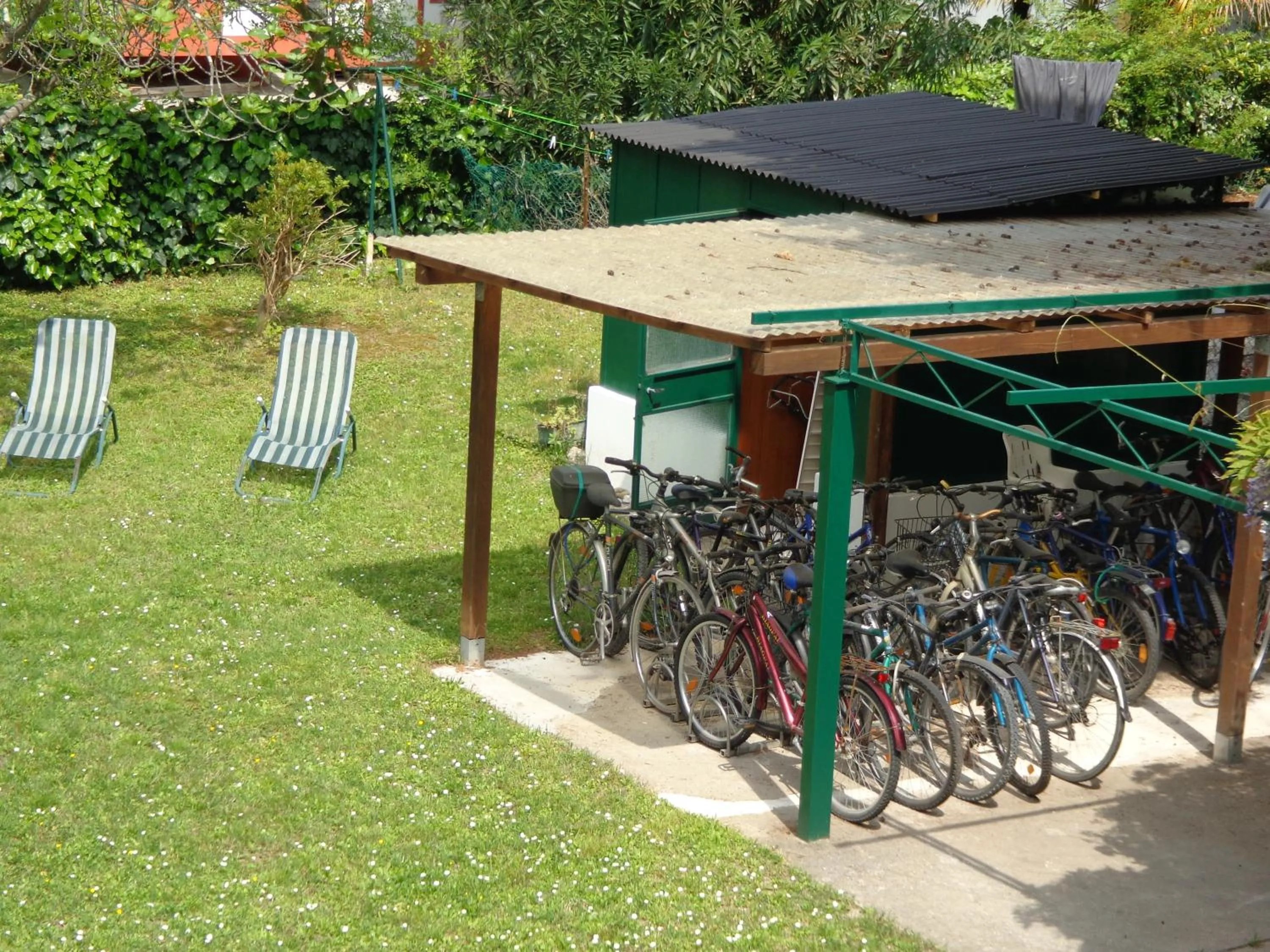 Cycling in Villa Lucilla