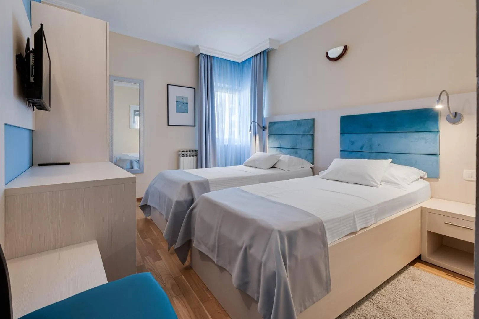 Bed in Hotel Marinko