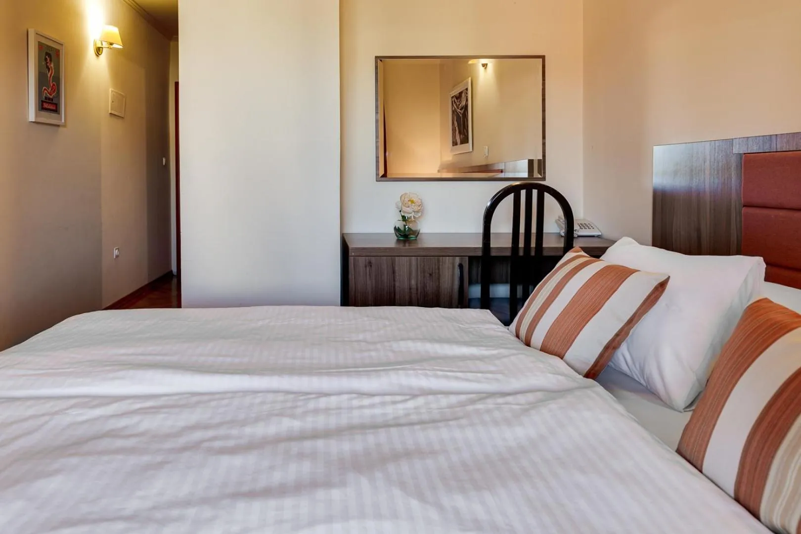 Bed in Hotel Marinko