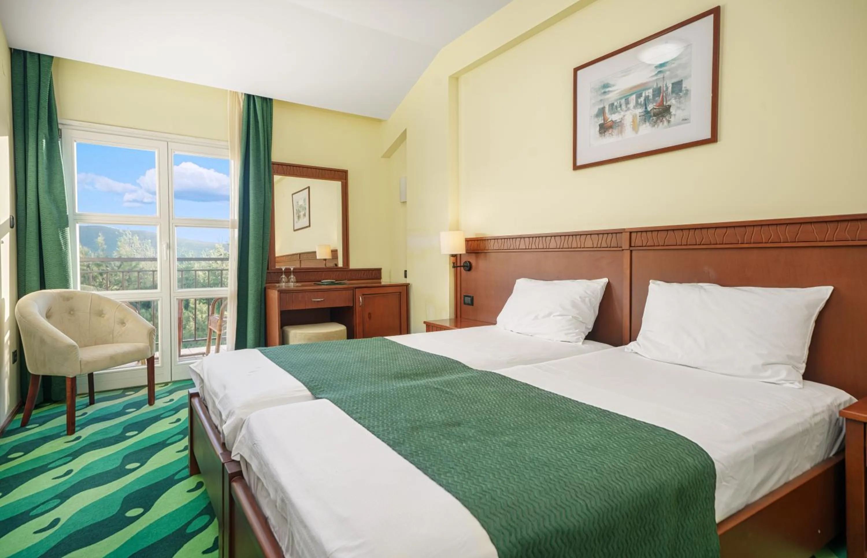 Seating area in Hotel Vrata Krke