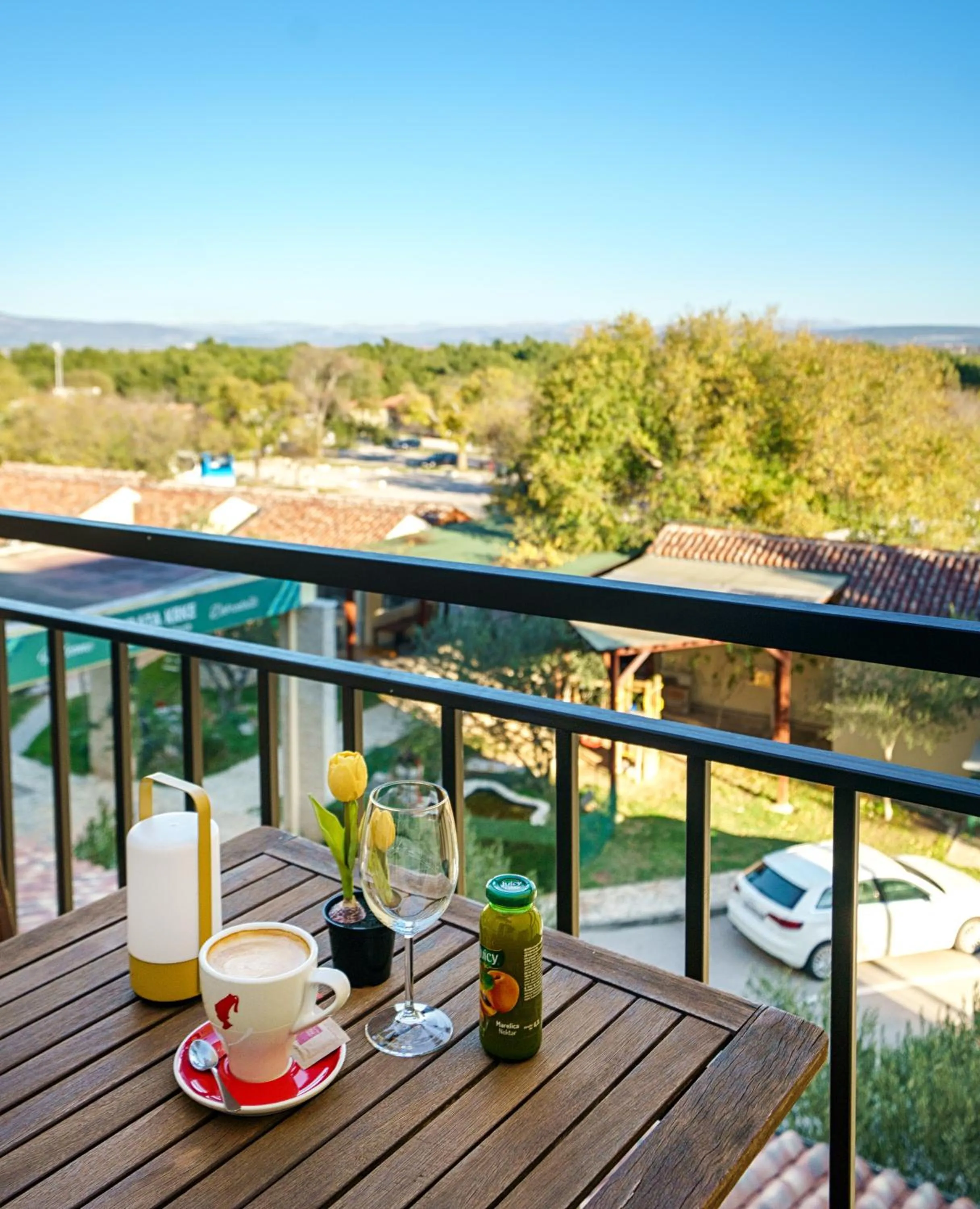Balcony/Terrace in Hotel Vrata Krke