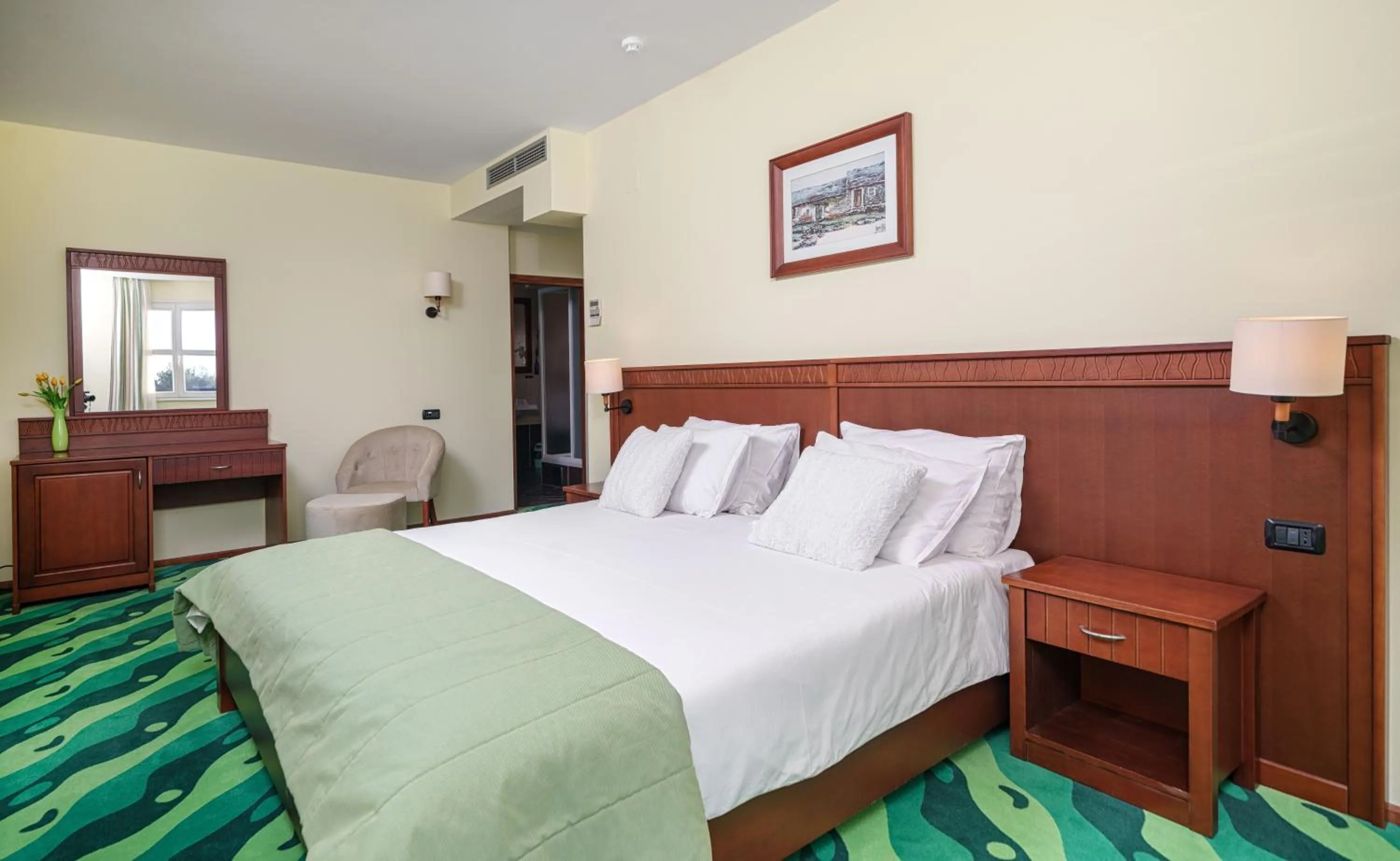 Bed in Hotel Vrata Krke