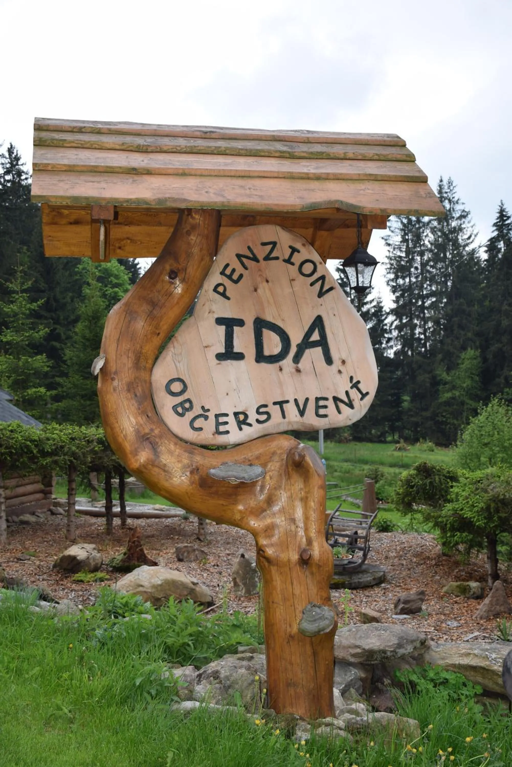 Garden in Penzion Ida