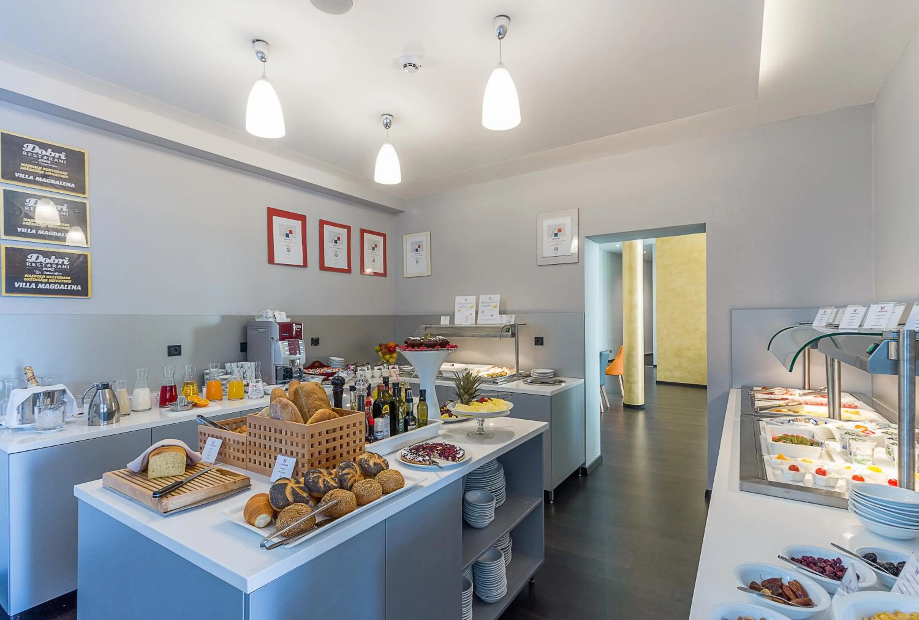 Buffet breakfast in Wellness Hotel Villa Magdalena