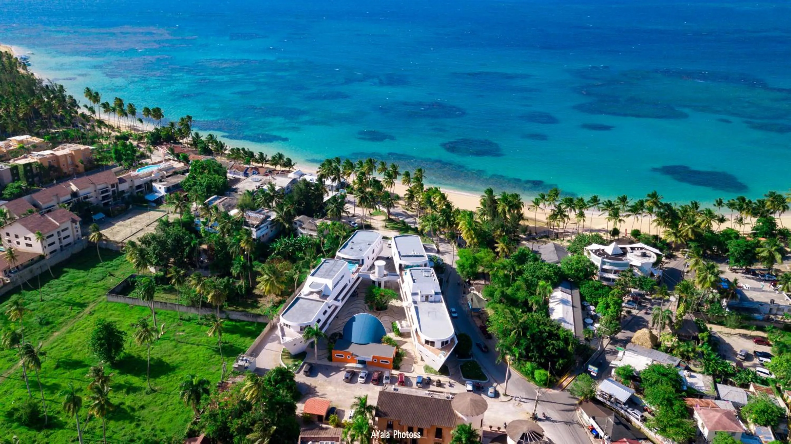 Bird's eye view in Puerto Plaza Las Terrenas