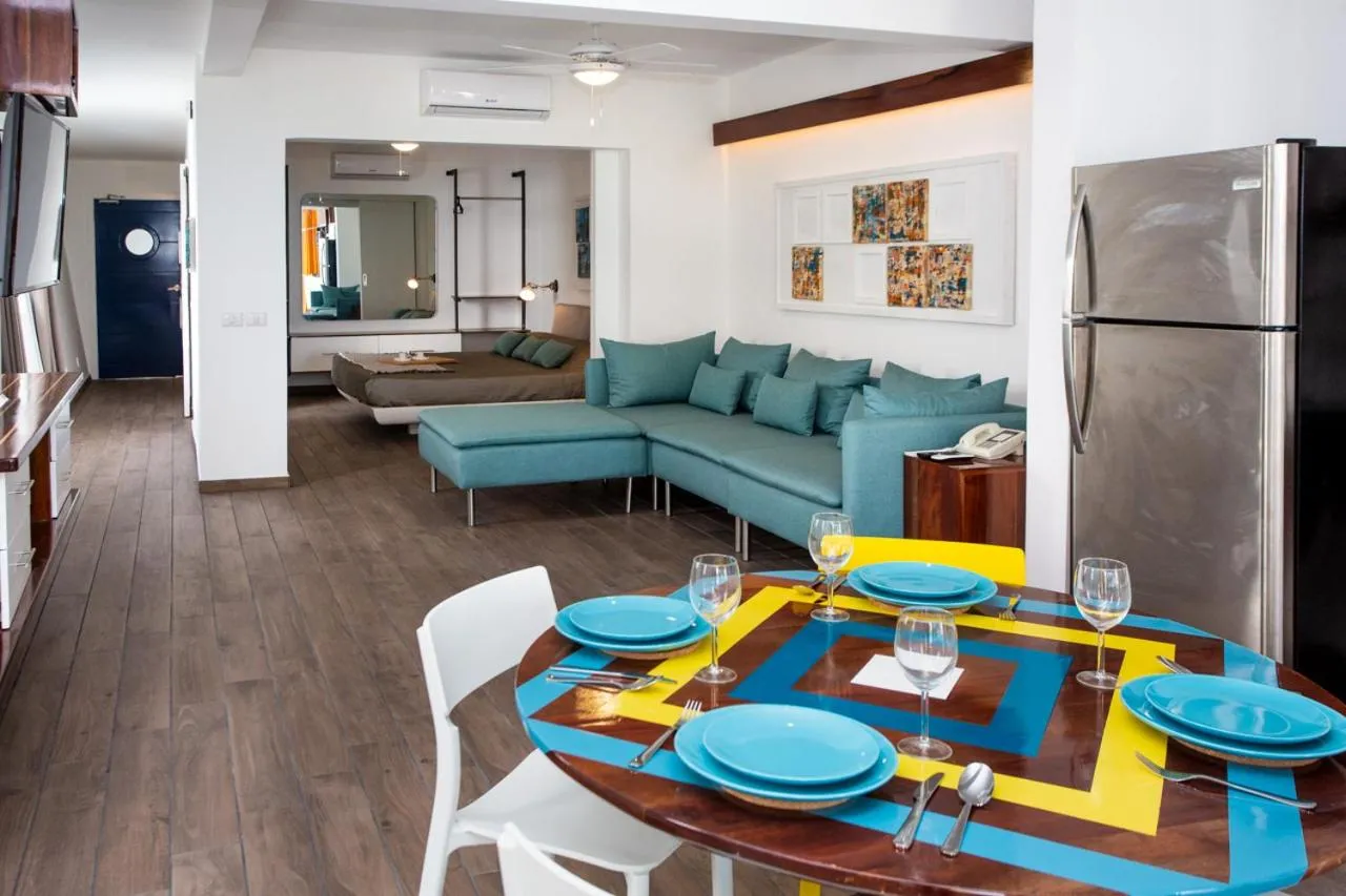 Dining area in Puerto Plaza Las Terrenas