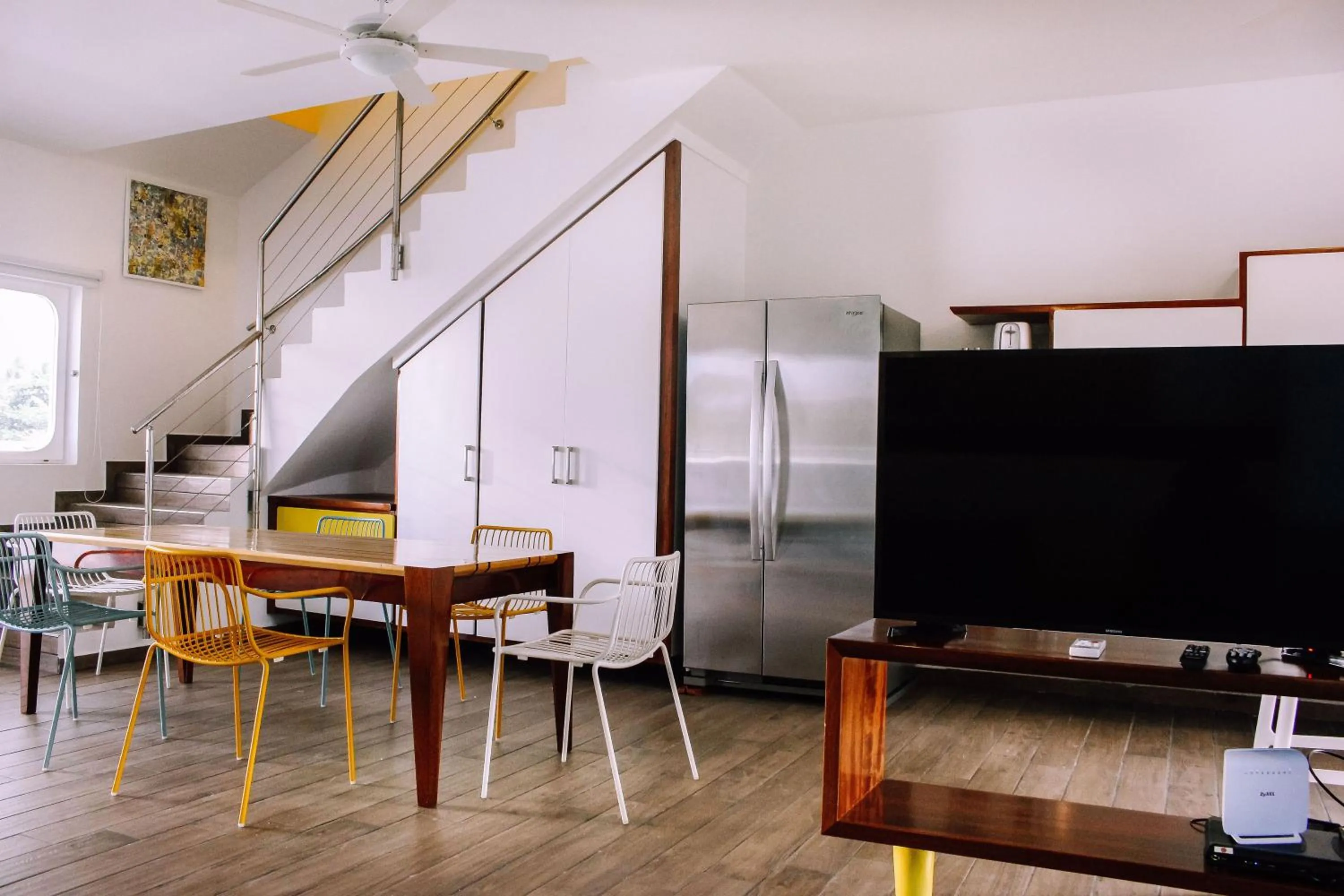 Dining area in Puerto Plaza Las Terrenas