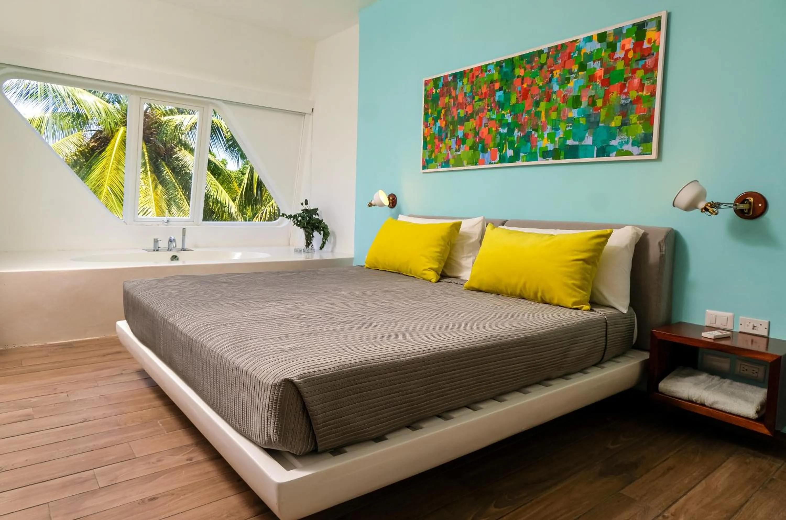 Bedroom, Bed in Puerto Plaza Las Terrenas