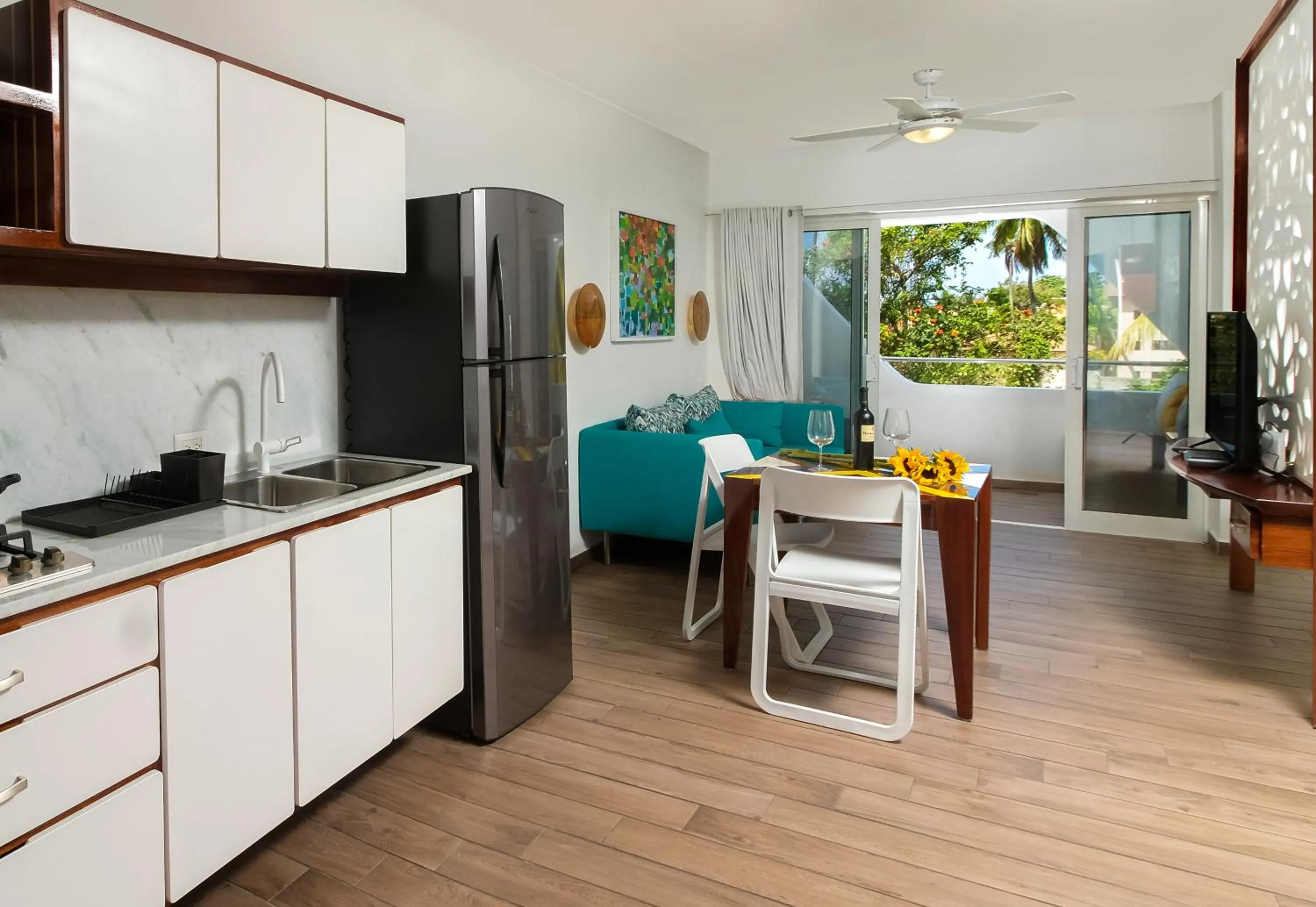 Kitchen or kitchenette in Puerto Plaza Las Terrenas