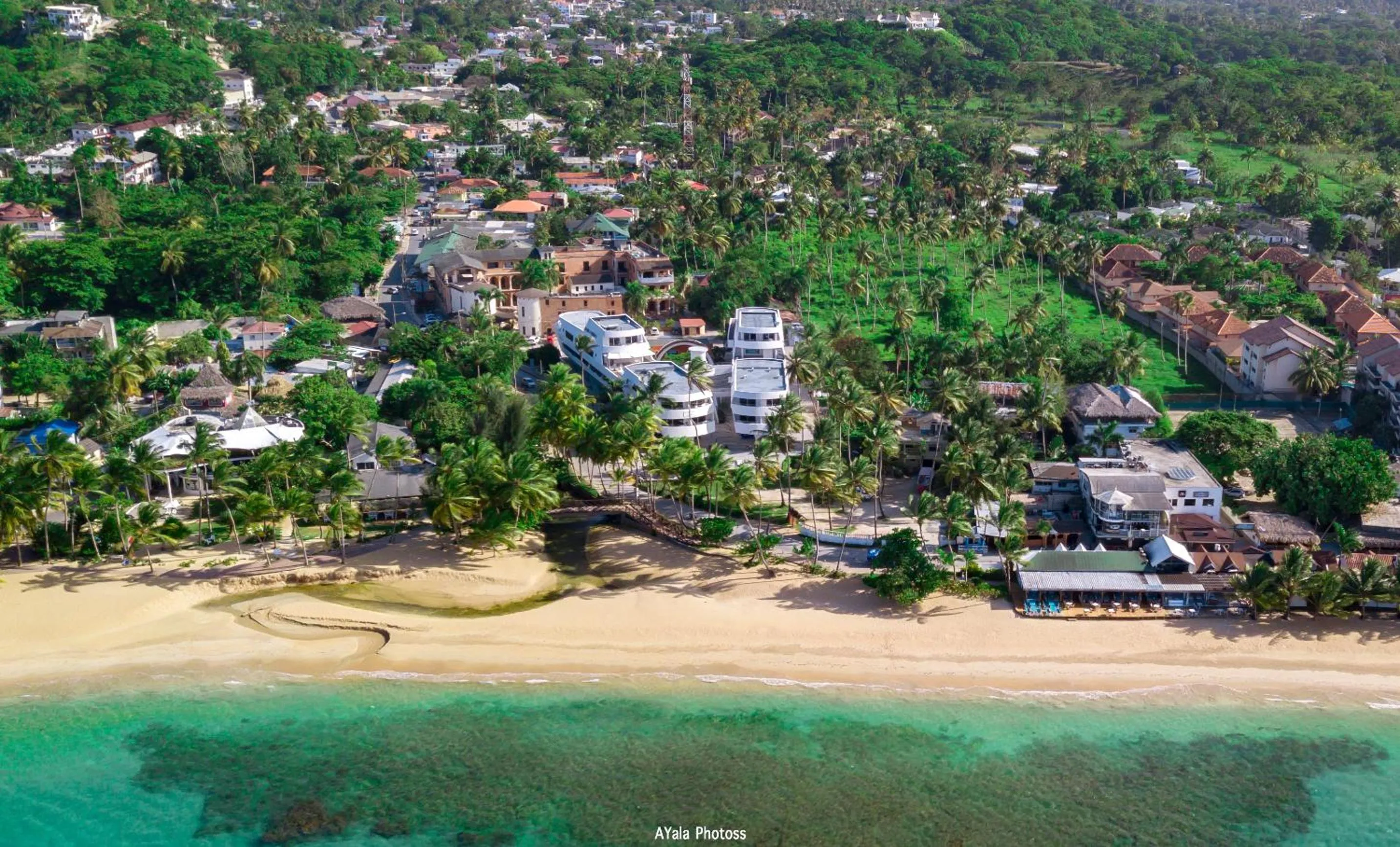Bird's eye view in Puerto Plaza Las Terrenas