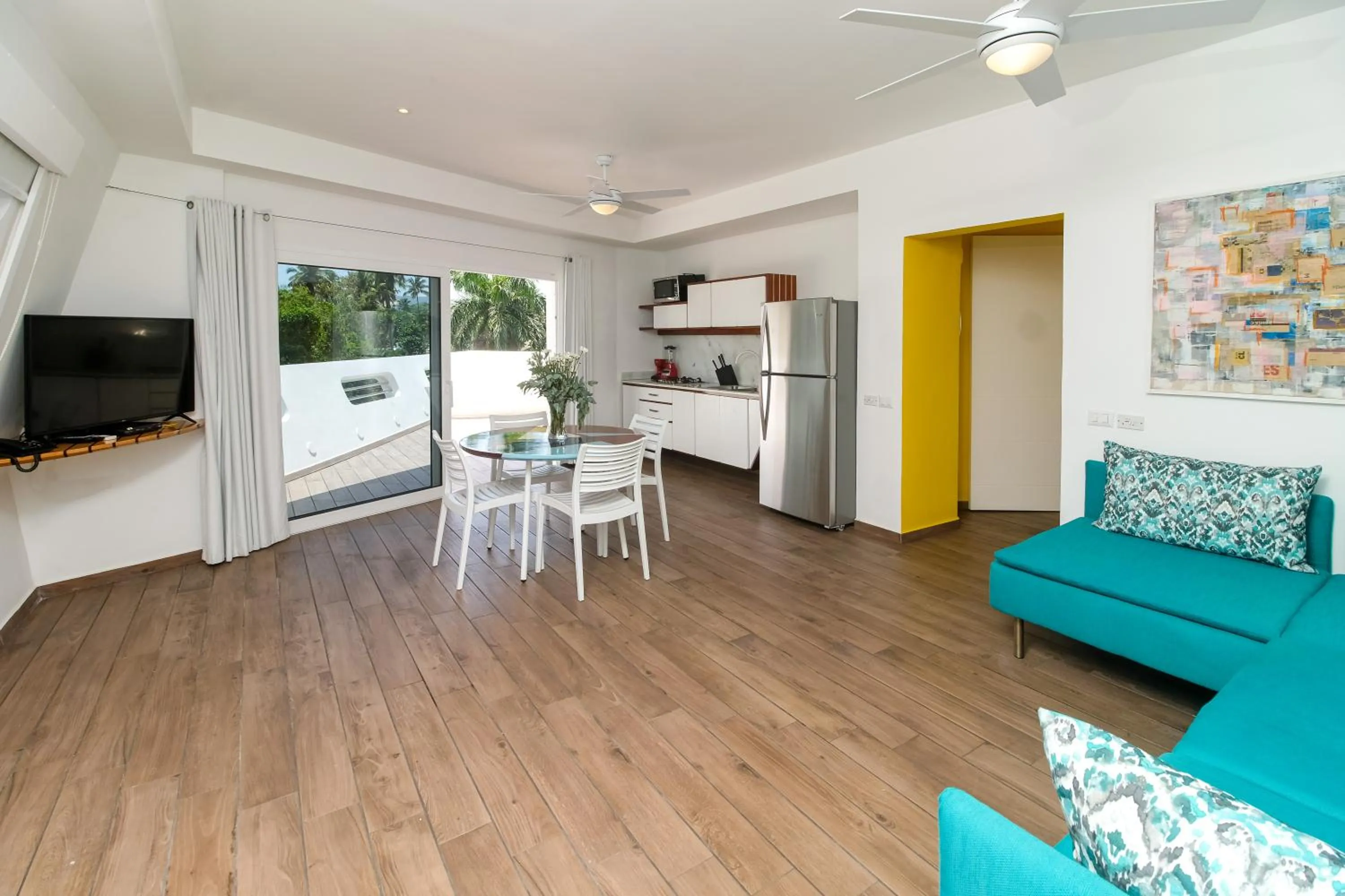 Living room in Puerto Plaza Las Terrenas