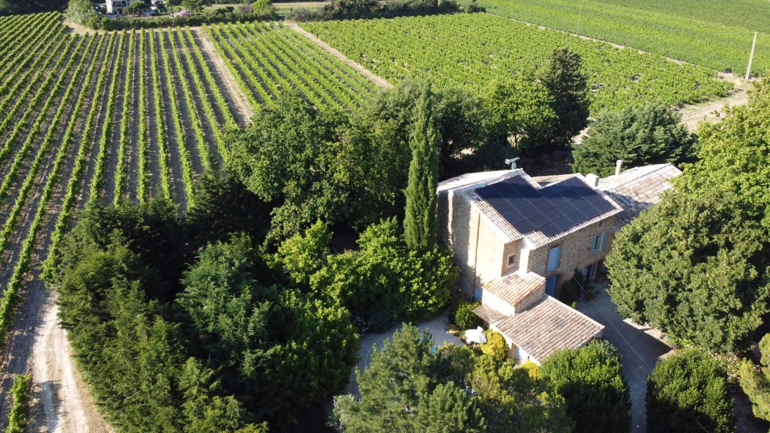 Bird's eye view in Mas du Clos de l'Escarrat