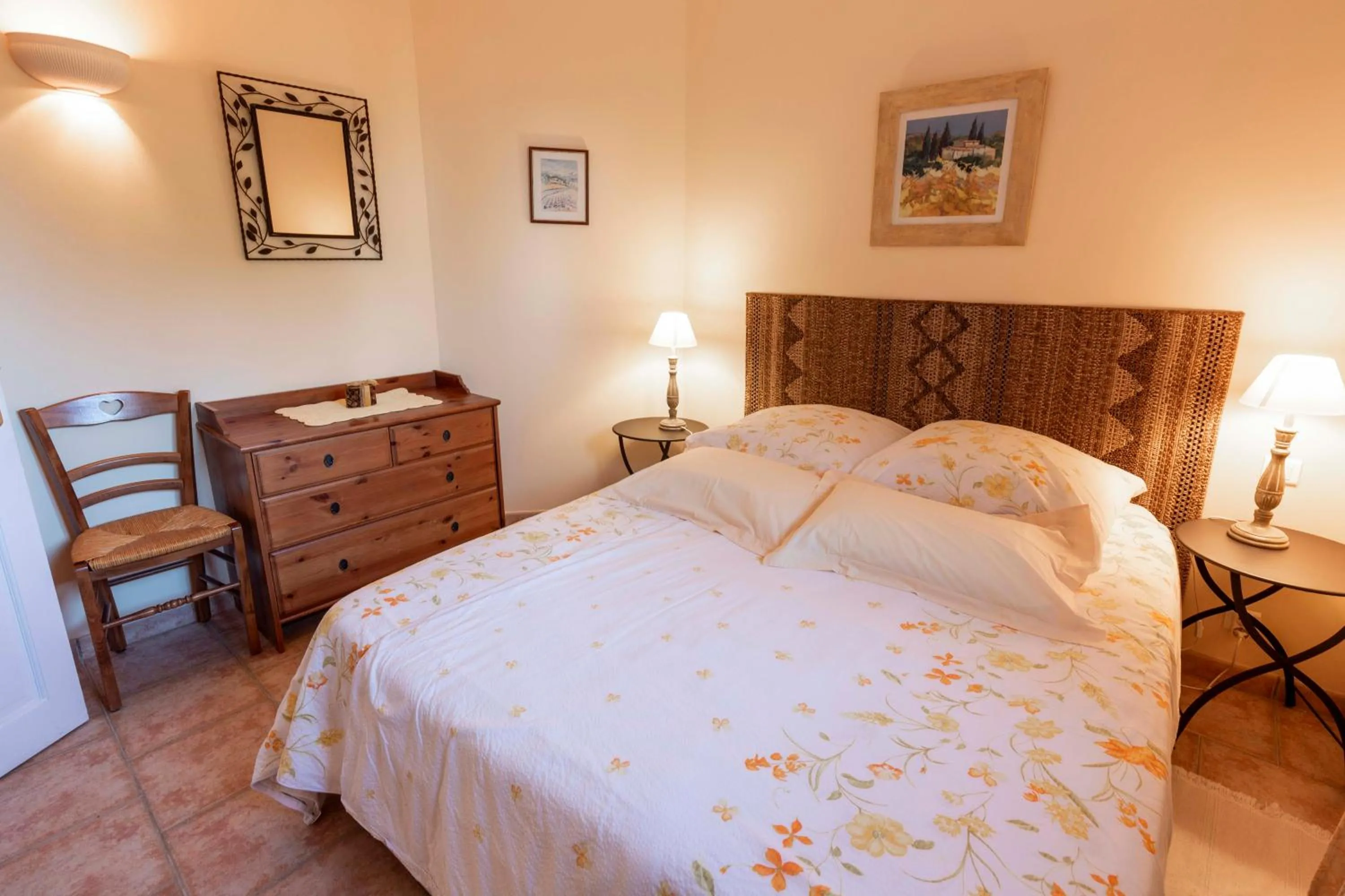 Bed in Mas du Clos de l'Escarrat