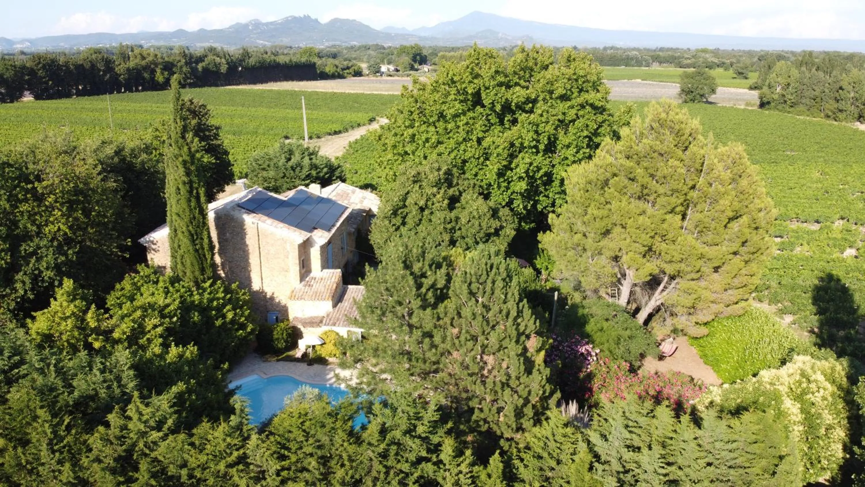 Bird's eye view in Mas du Clos de l'Escarrat