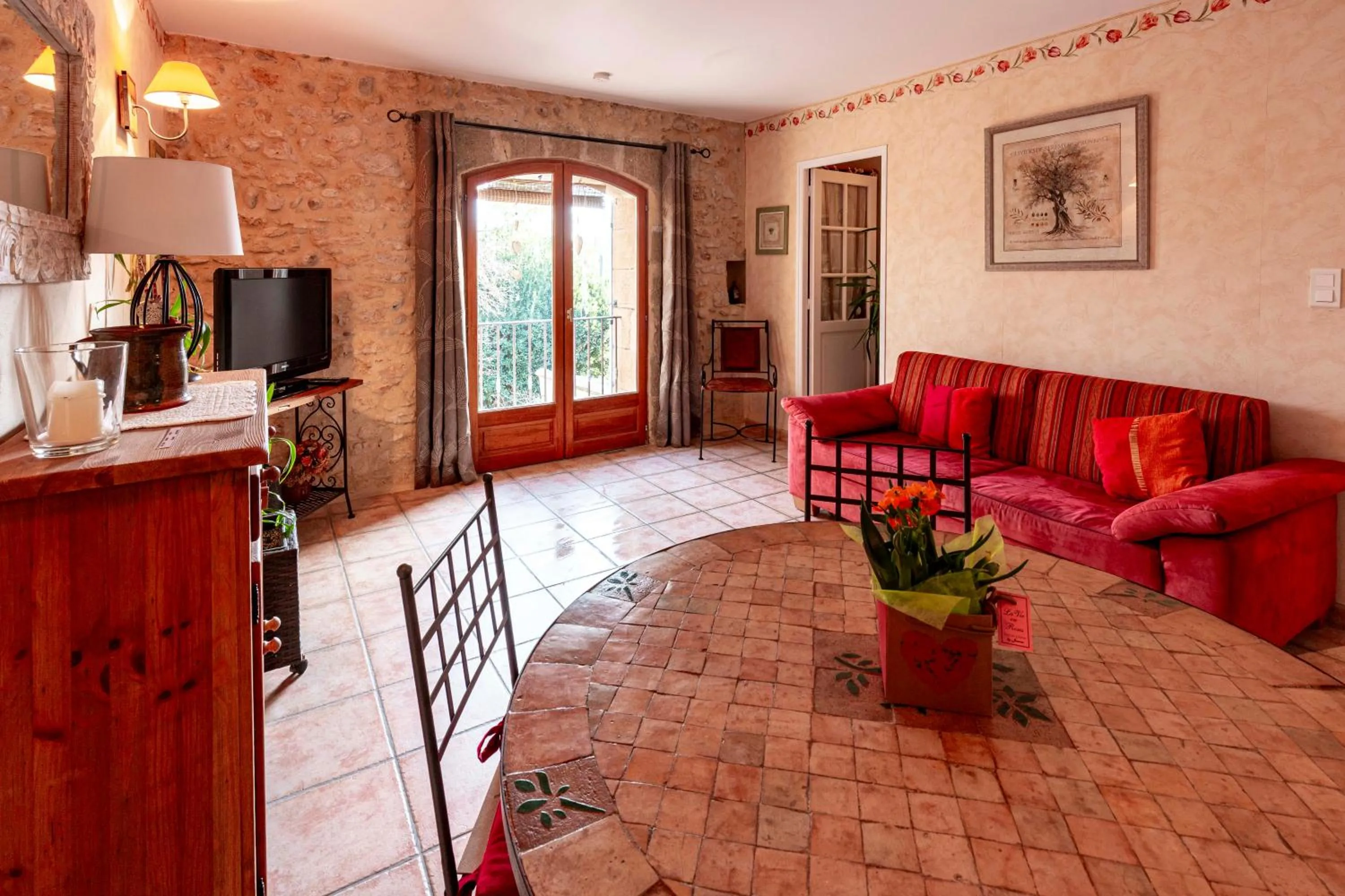 Living room in Mas du Clos de l'Escarrat