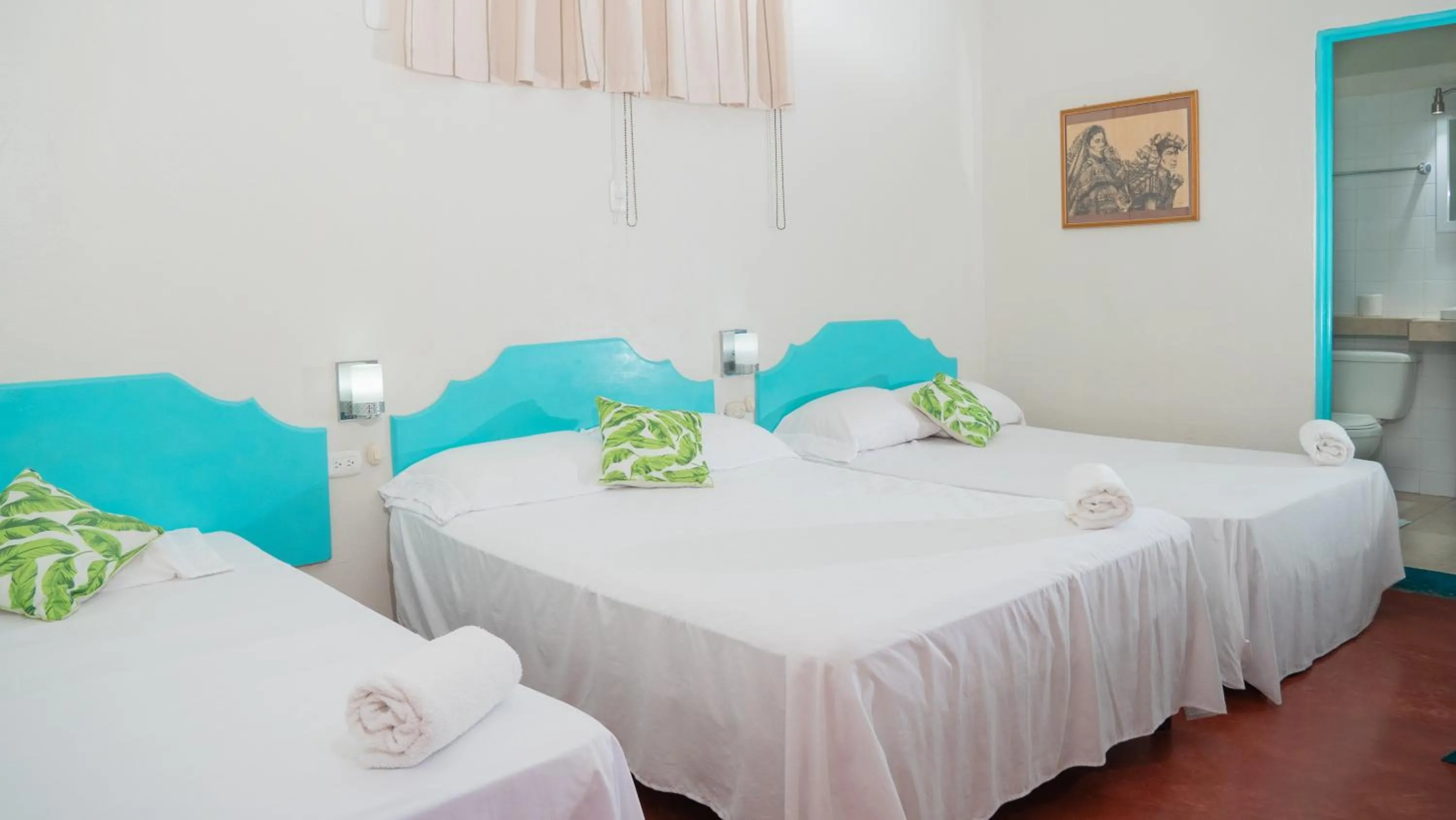 Bed in Hotel Petenchel