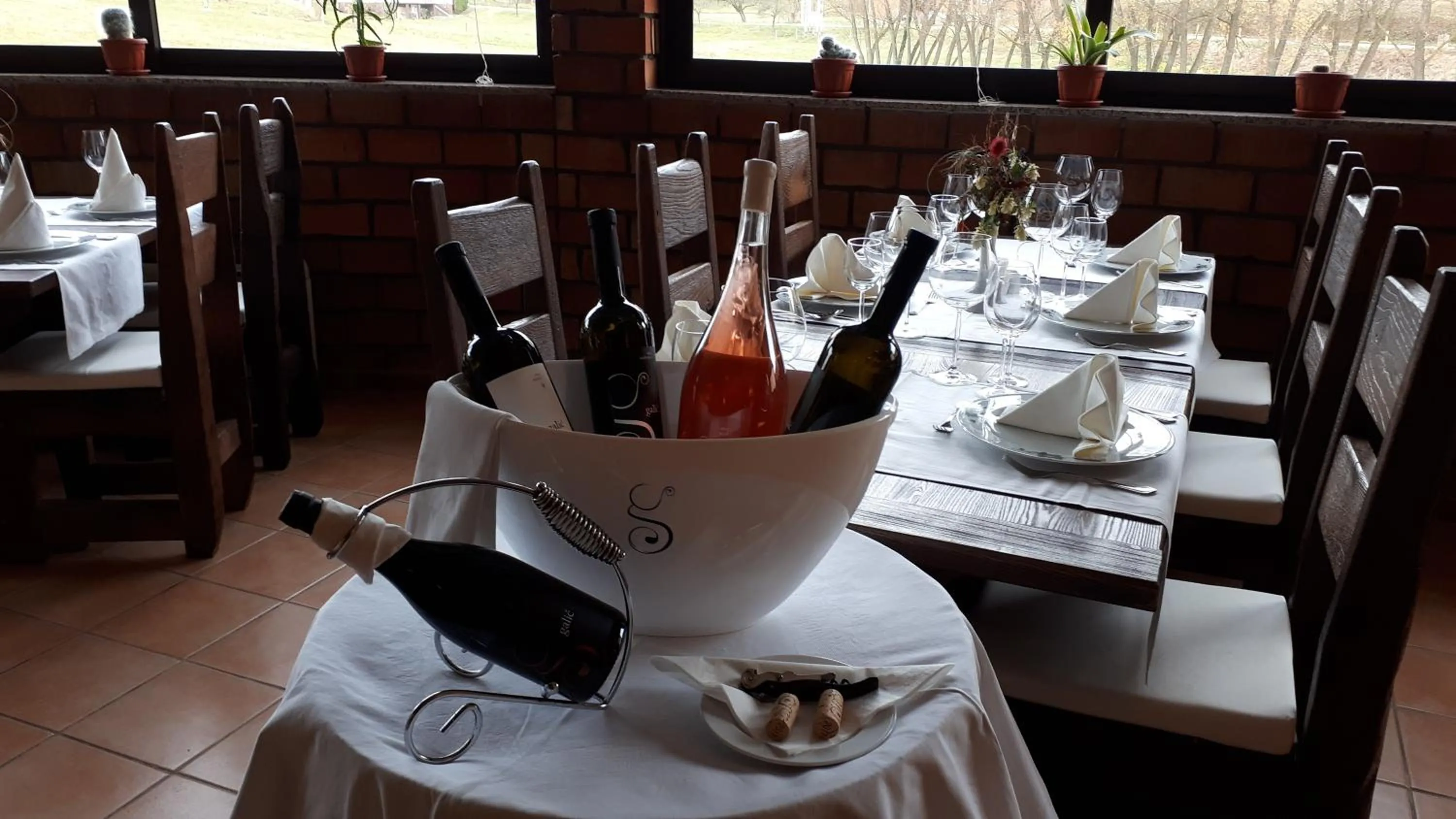 Food and drinks in Stupnički Dvori Winery Hotel