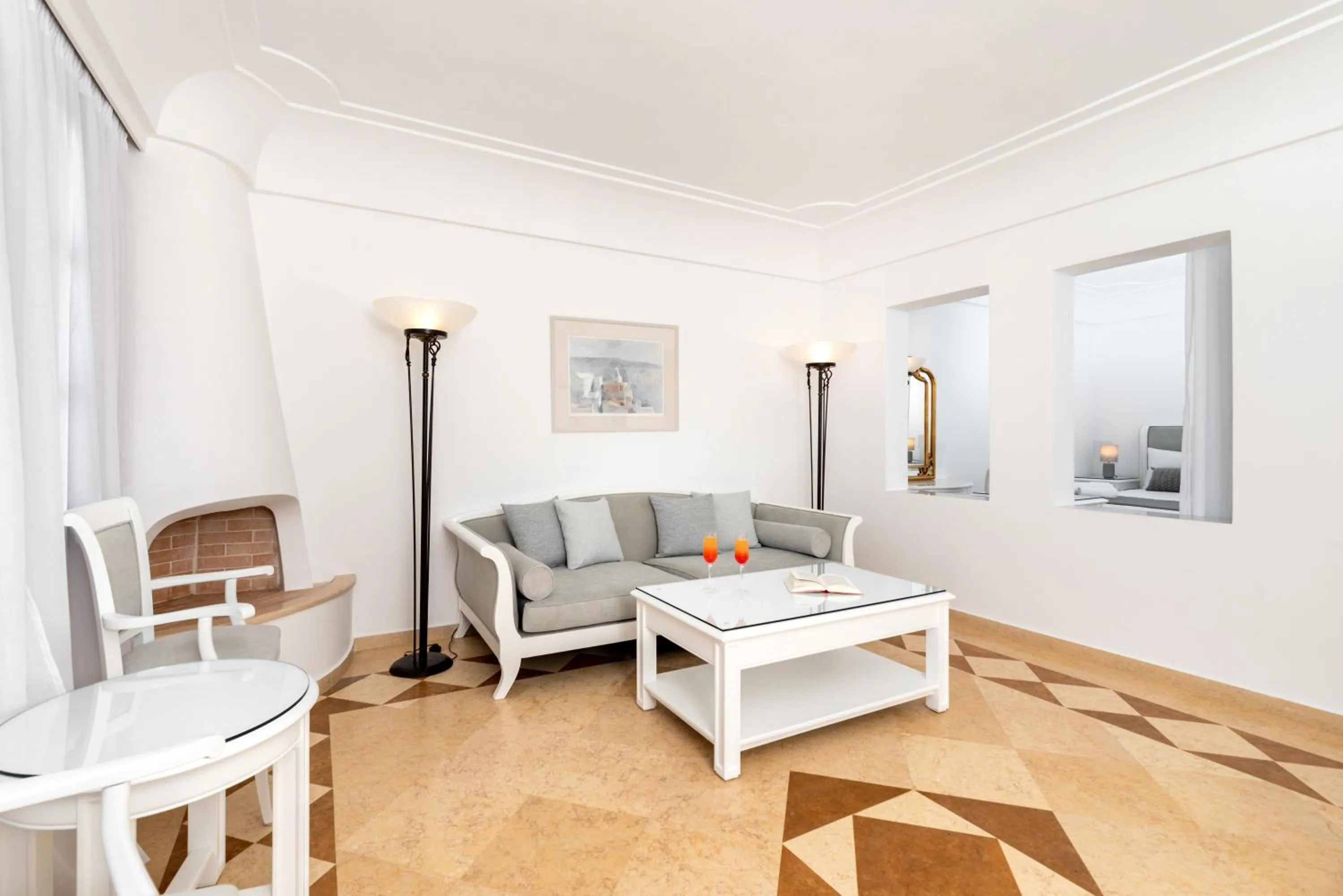 Seating area in Maison Des Lys - Luxury Suites