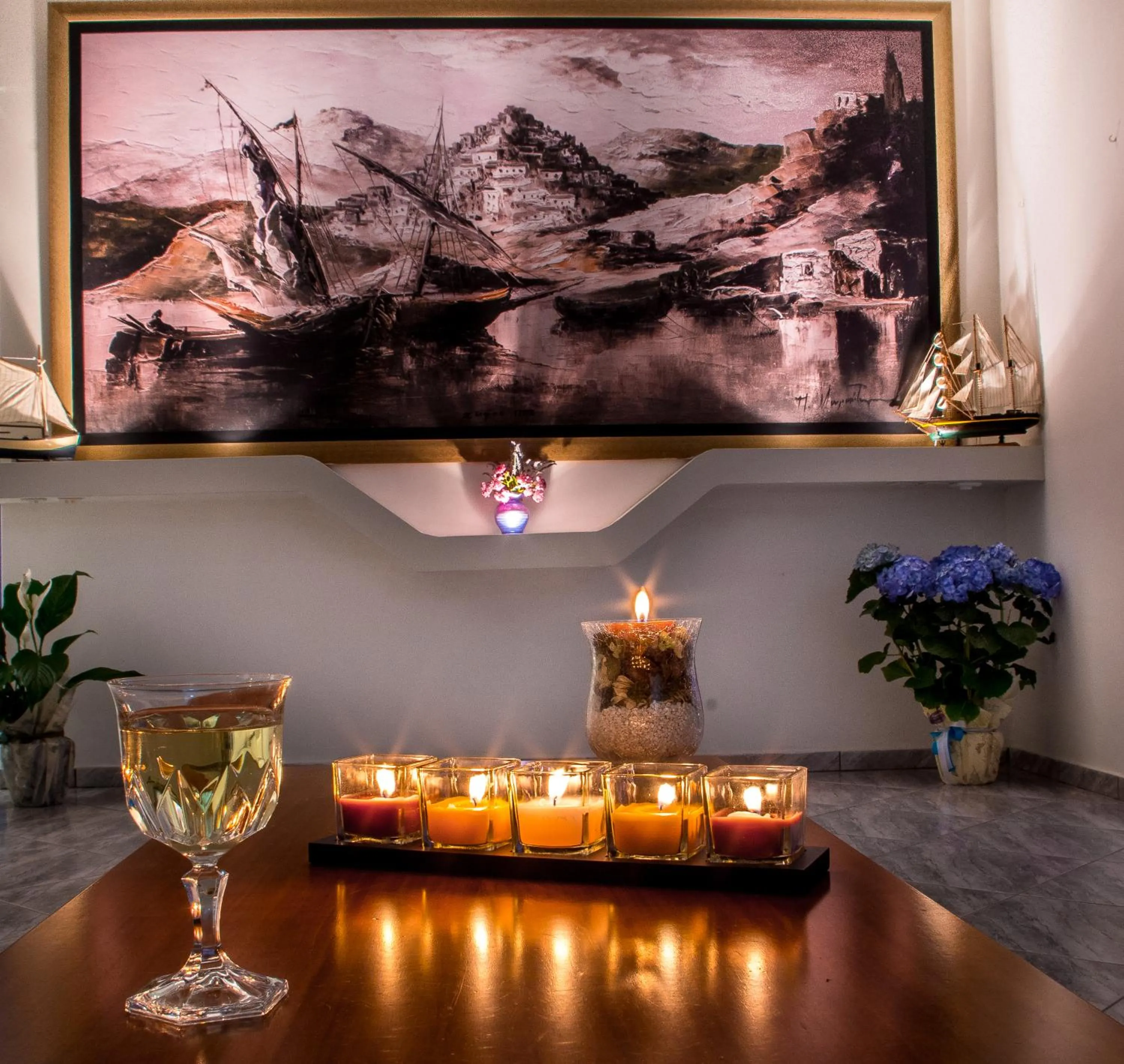 Lobby or reception in Syros Atlantis