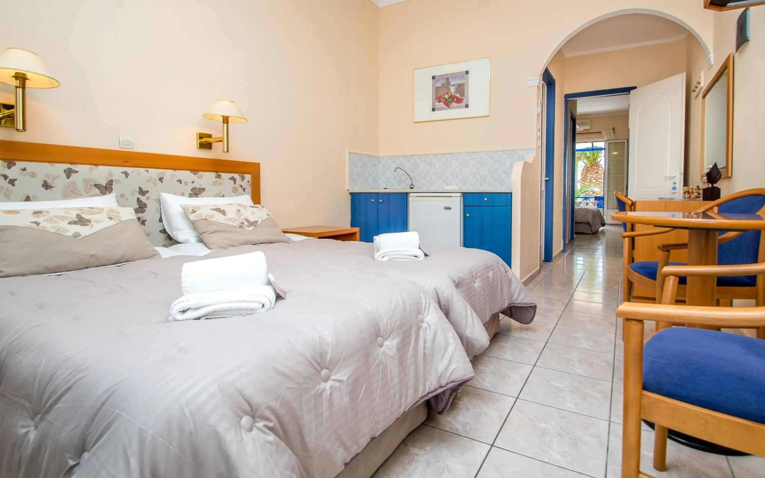 Bedroom, Bed in Syros Atlantis