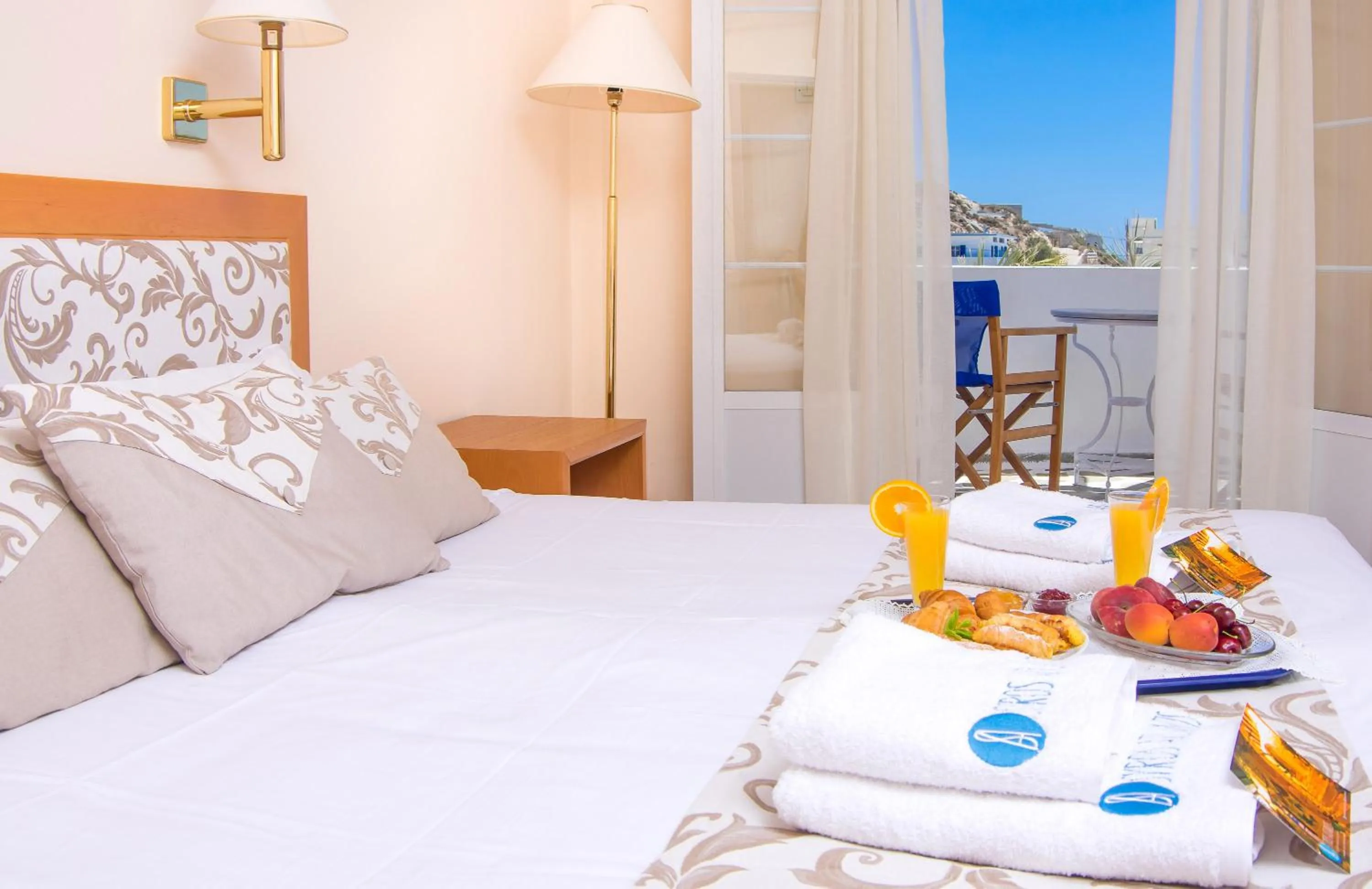 Food close-up, Bed in Syros Atlantis
