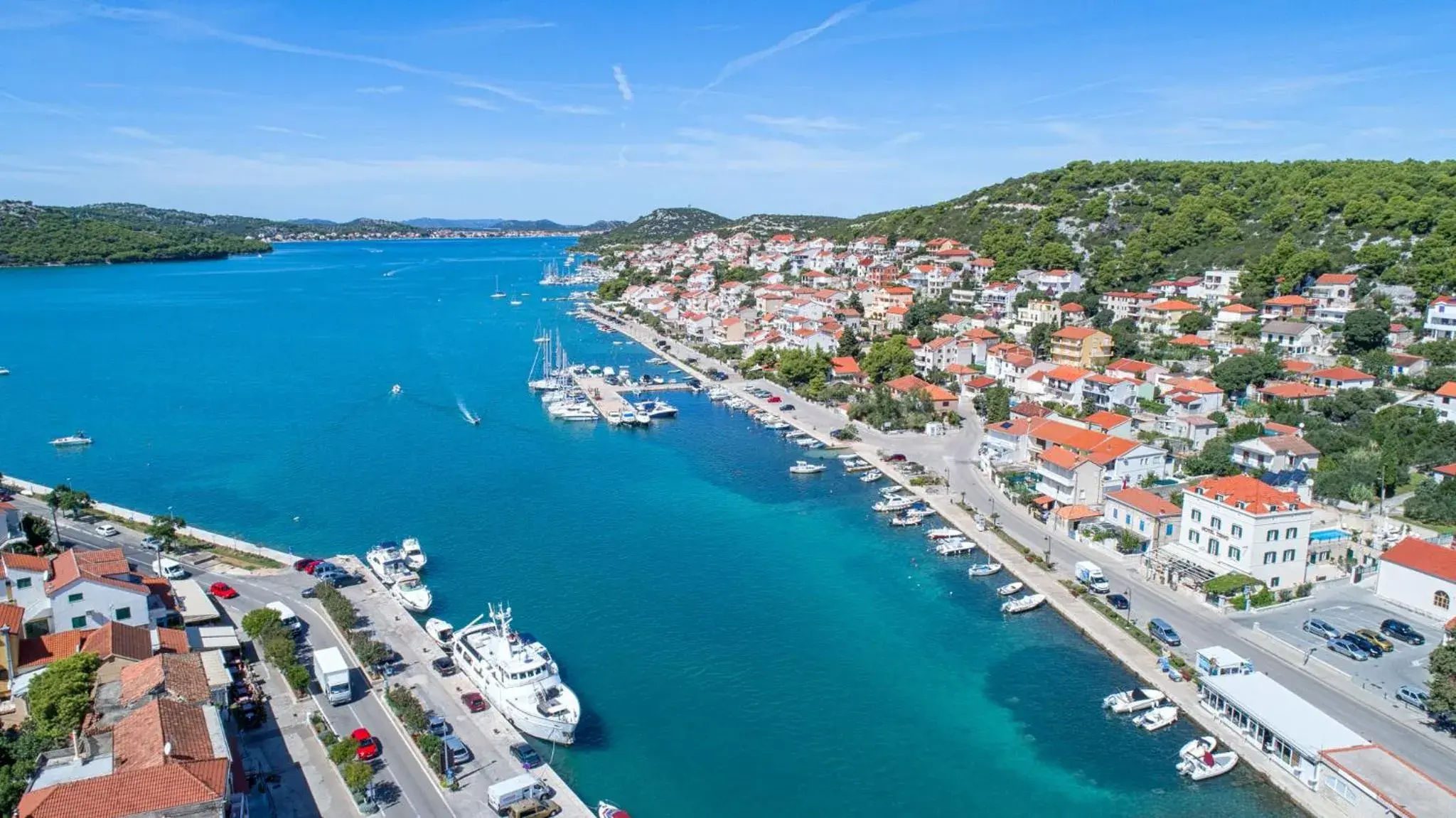 Bird's eye view in Heritage Hotel Tisno Bird's eye view in Heritage Hotel Tisno