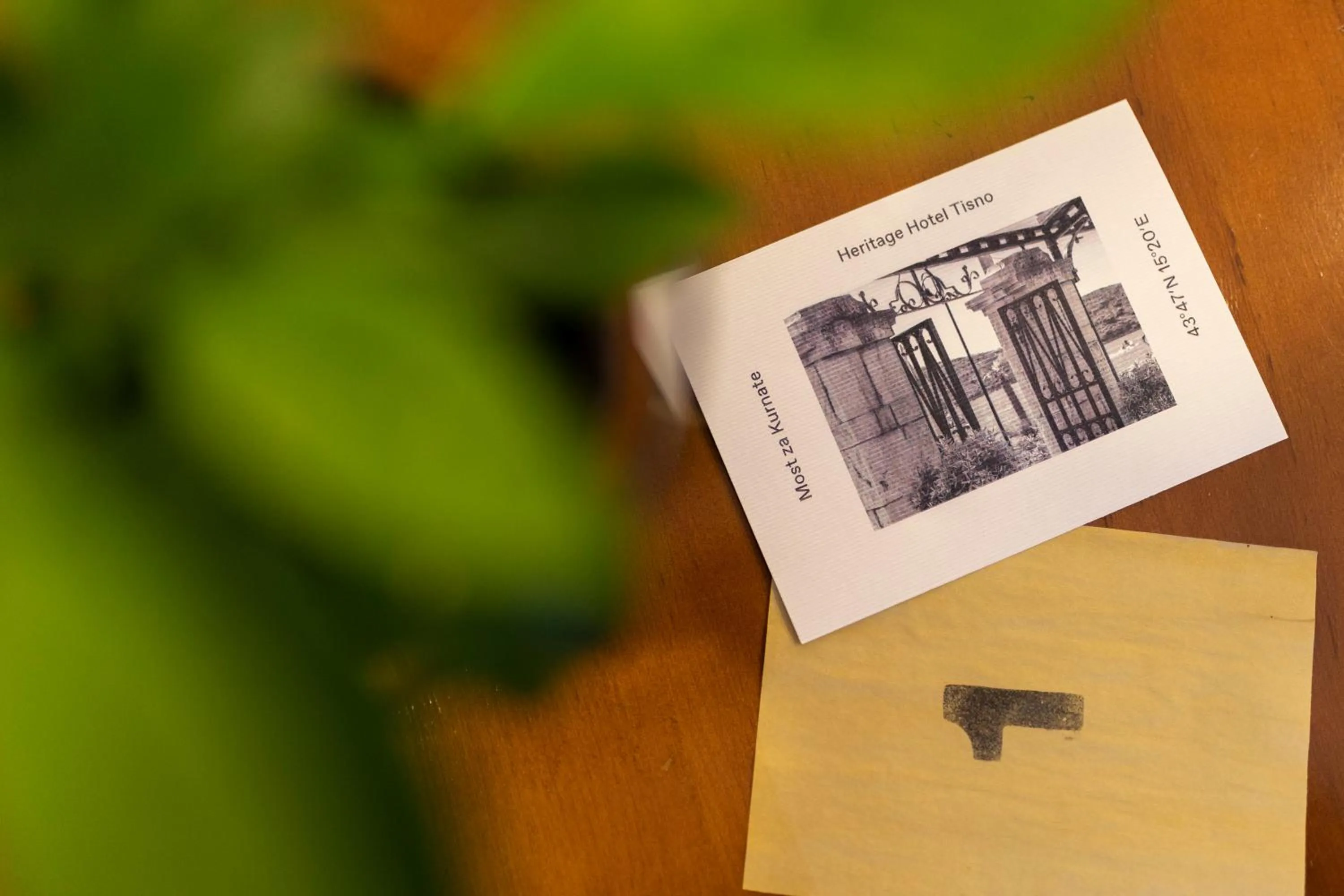 Logo/Certificate/Sign in Heritage Hotel Tisno