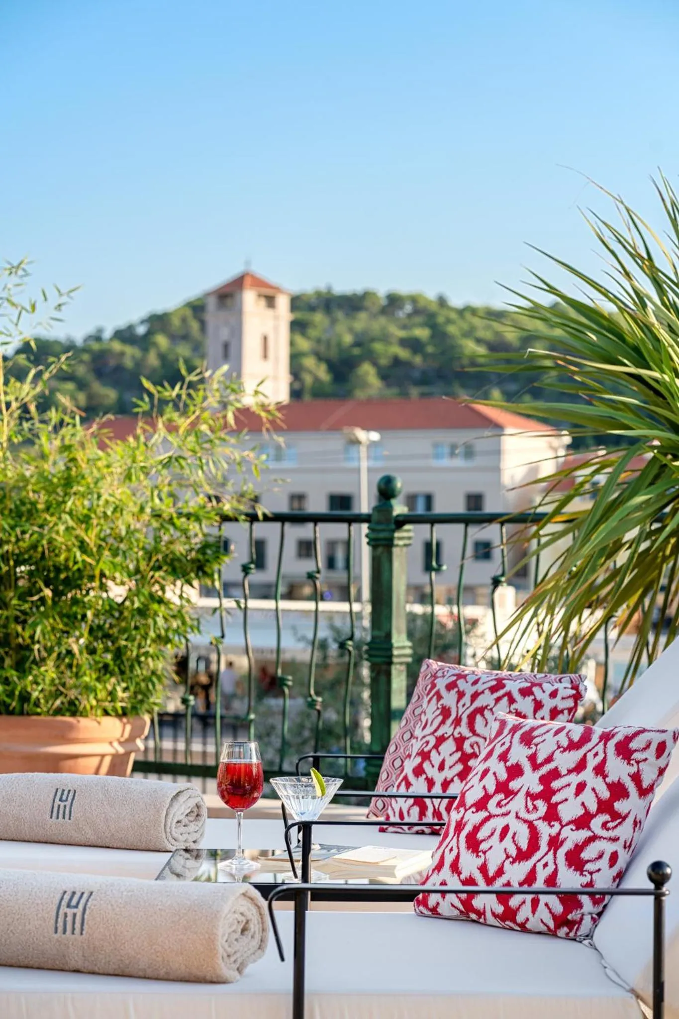 Swimming pool in Heritage Hotel Tisno