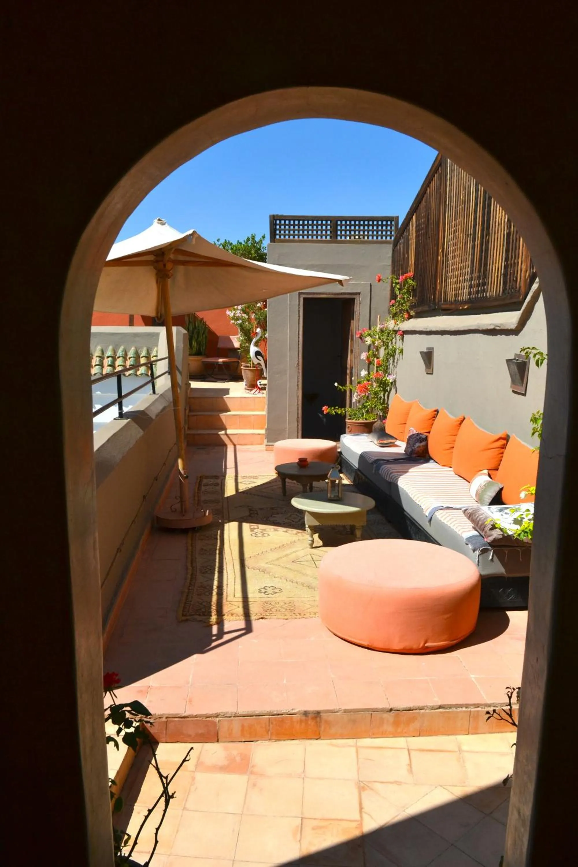 Balcony/Terrace in Riad See Moon And Spa