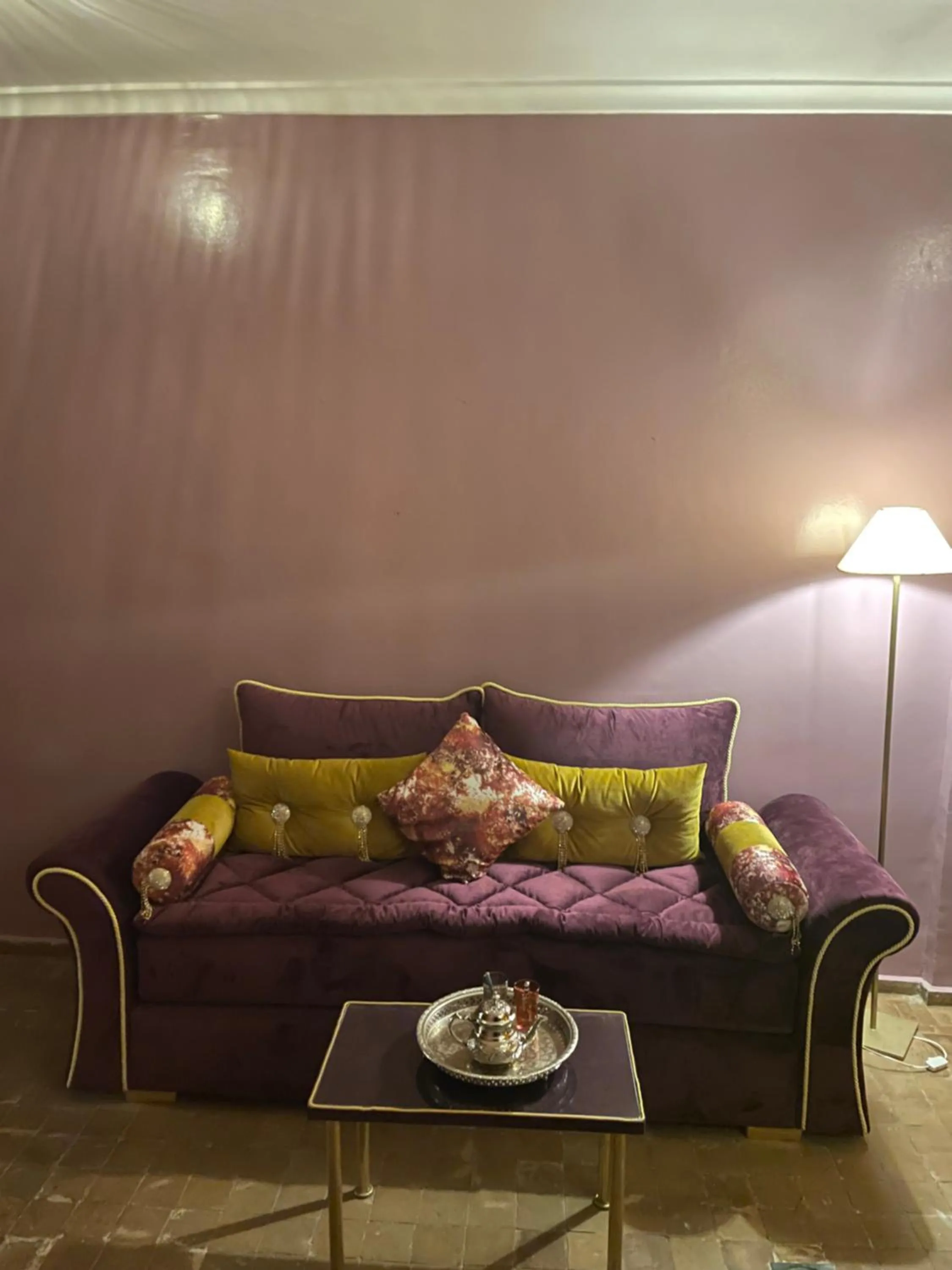 Living room in Riad See Moon And Spa