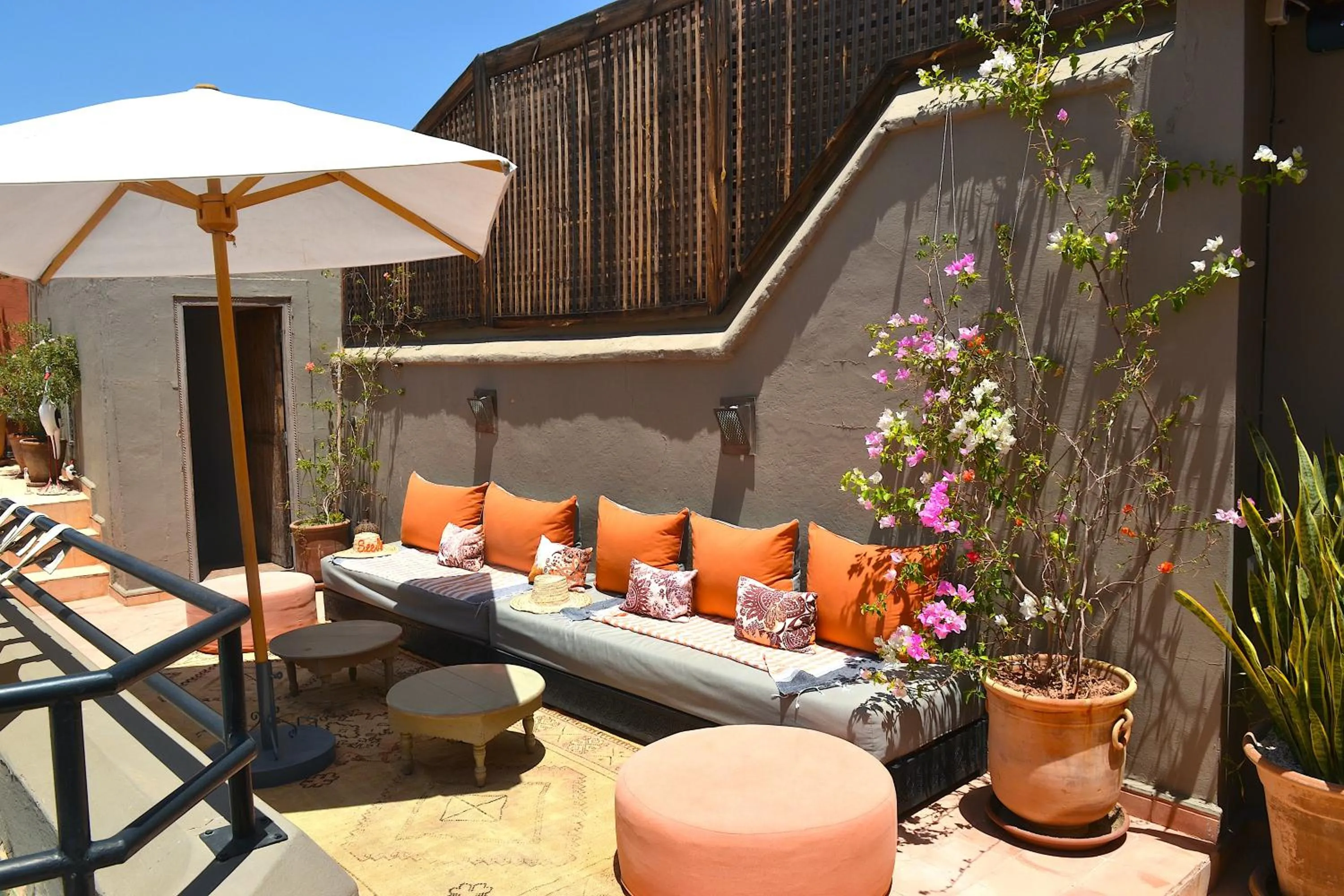 Balcony/Terrace in Riad See Moon And Spa