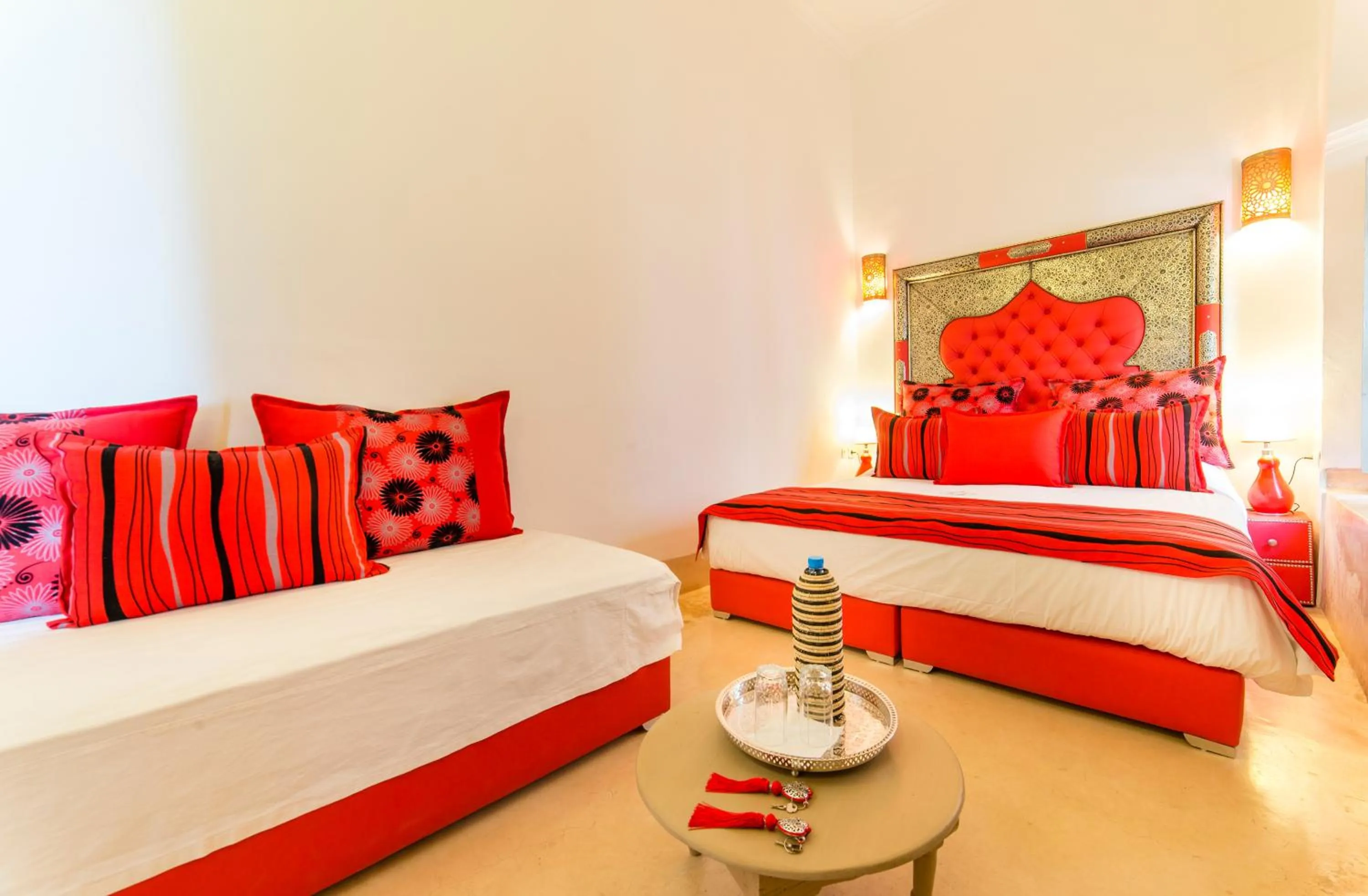 Bed in Riad See Moon And Spa