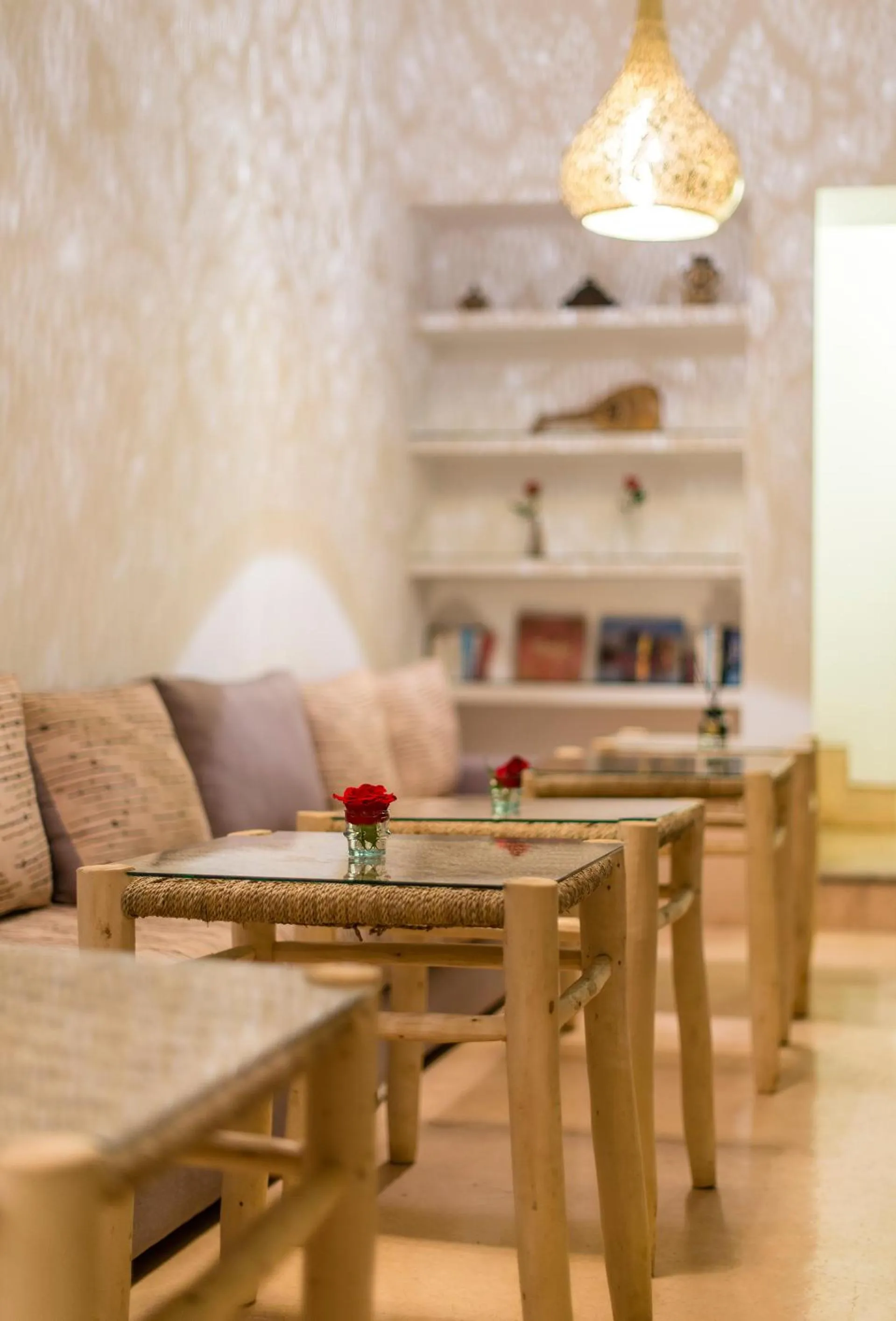 Living room in Riad See Moon And Spa