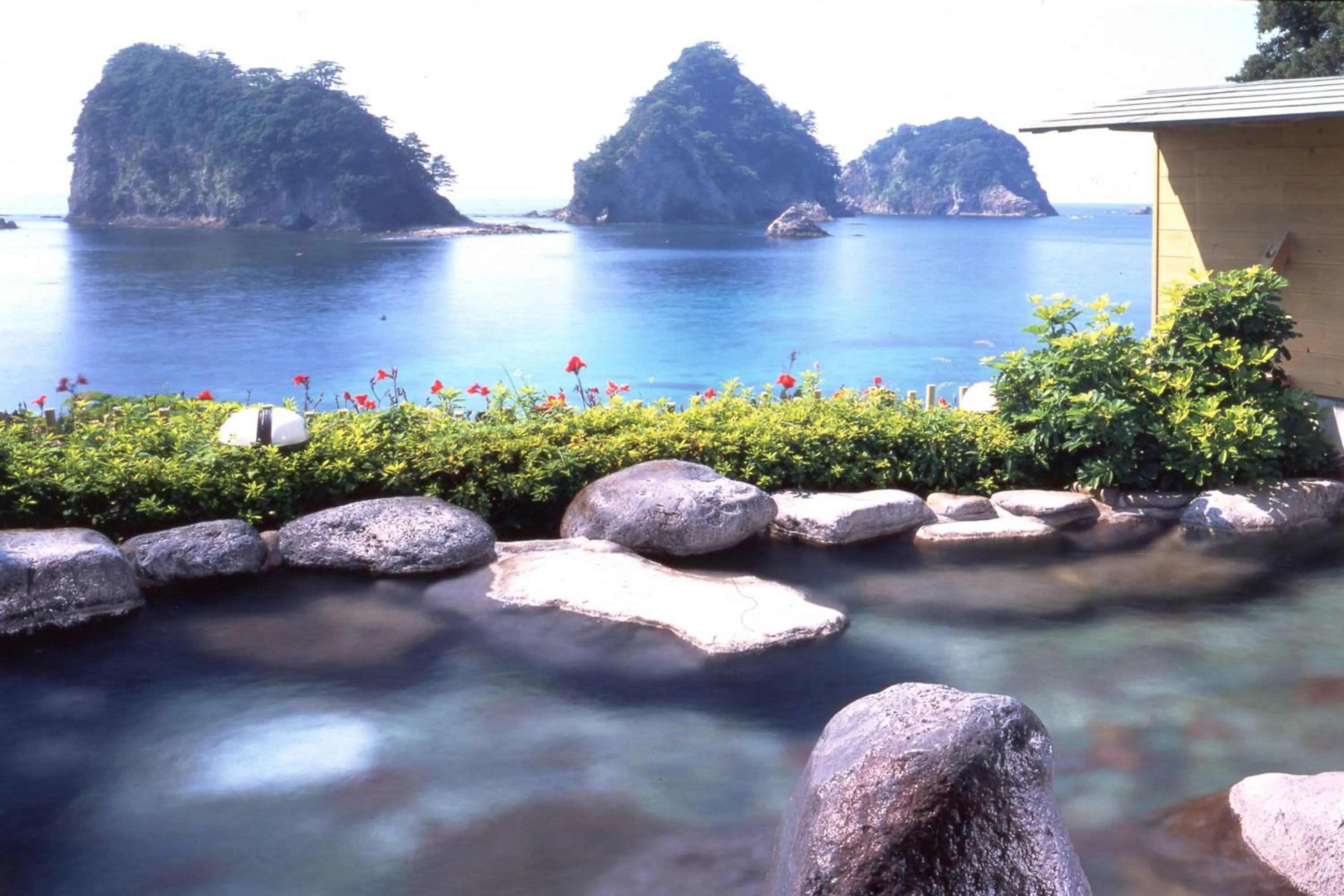 Hot Spring Bath in Dogashima Onsen Hotel