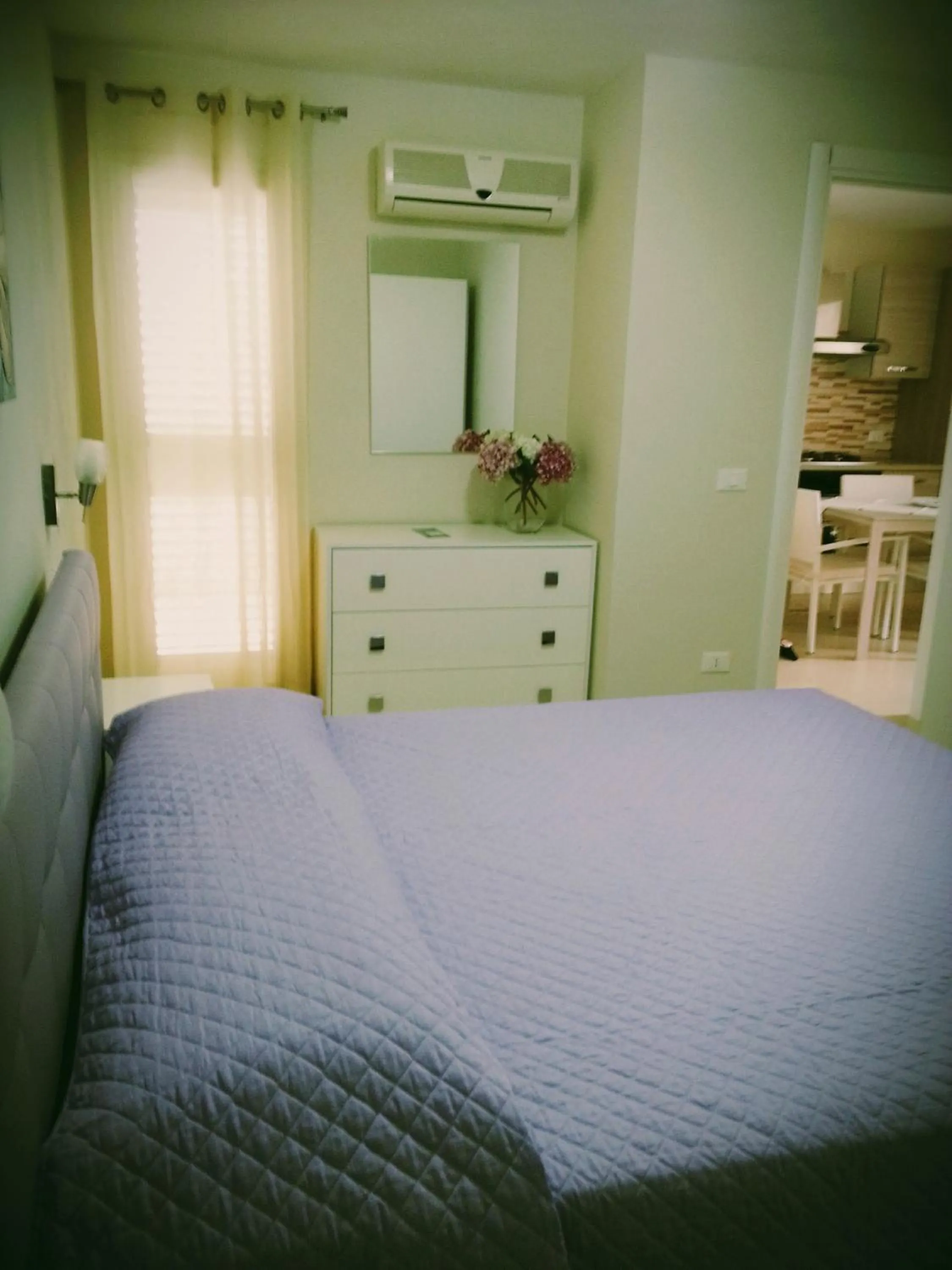 Bedroom, Bed in Residence Agave Lampedusa